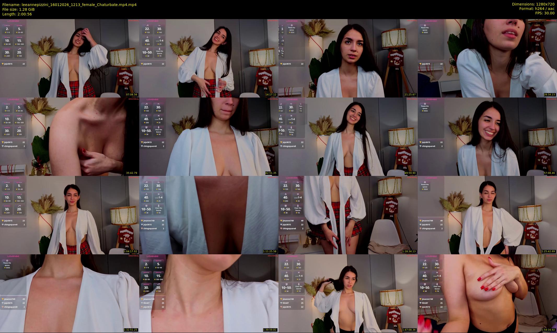 leeannepizzini — 121 minute Chaturbate female cam show recording, 720p, Jan 16, 2026