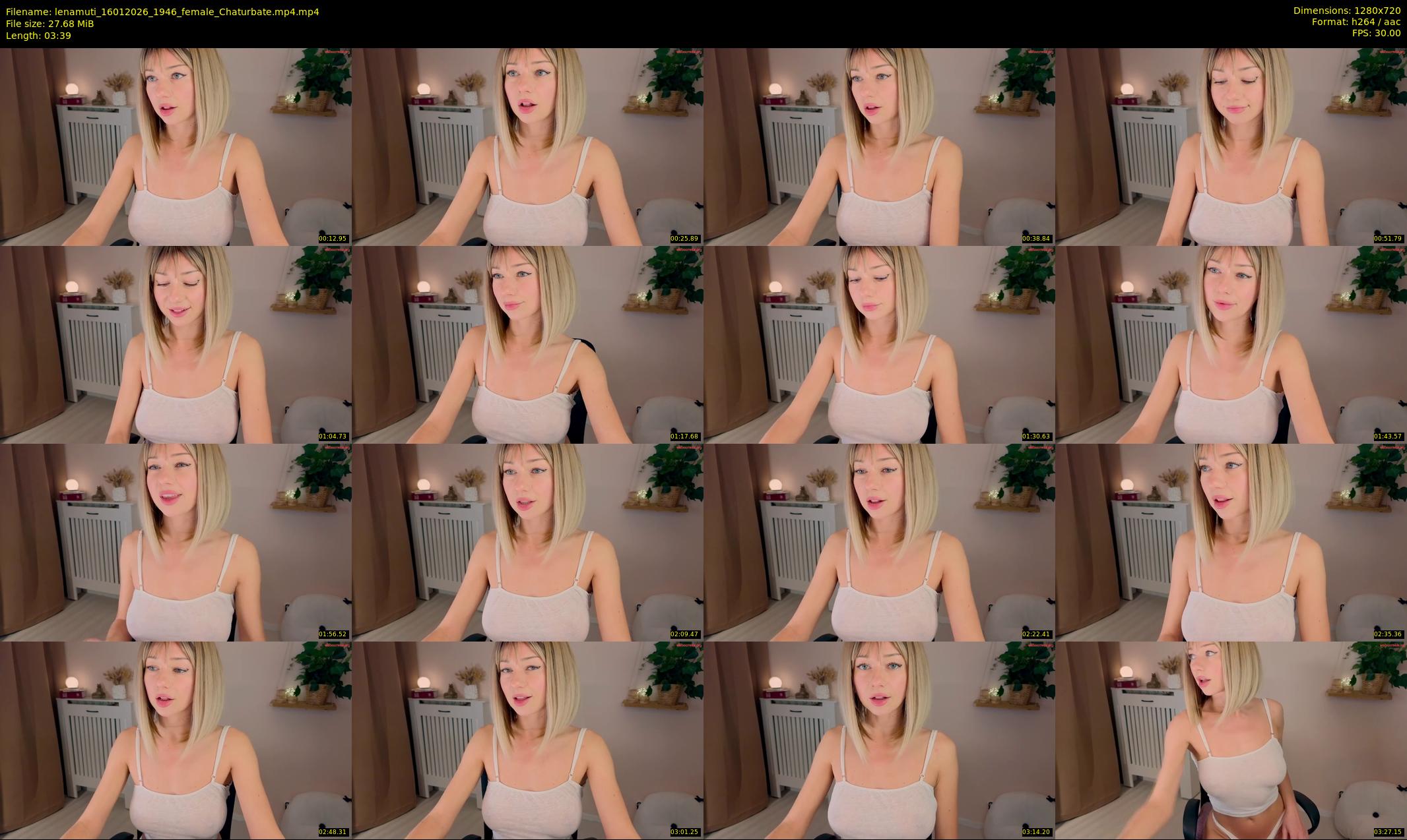 lenamuti — 4 minute Chaturbate female cam show recording, 720p, Jan 16, 2026