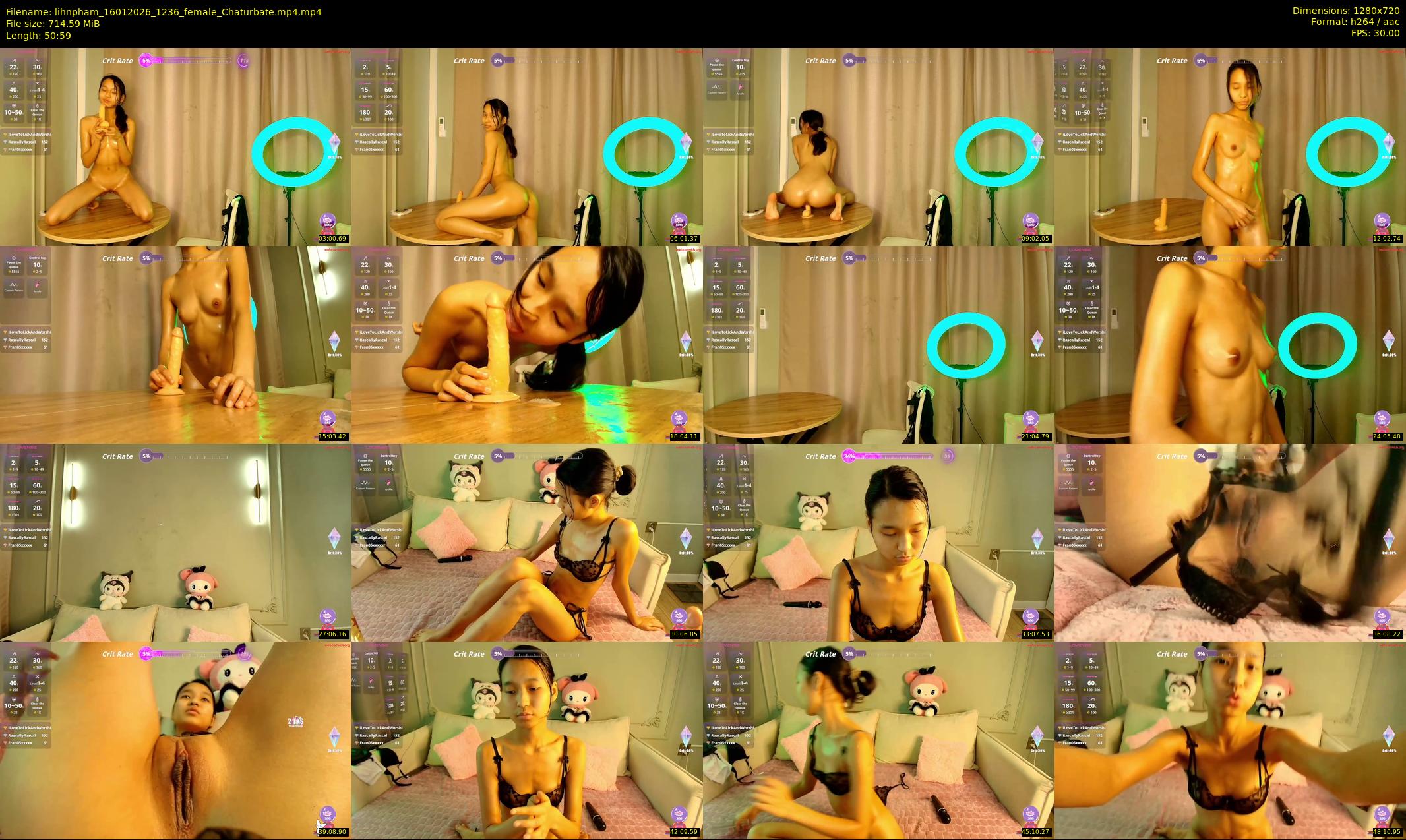 lihnpham — 51 minute Chaturbate female cam show recording, 720p, Jan 16, 2026