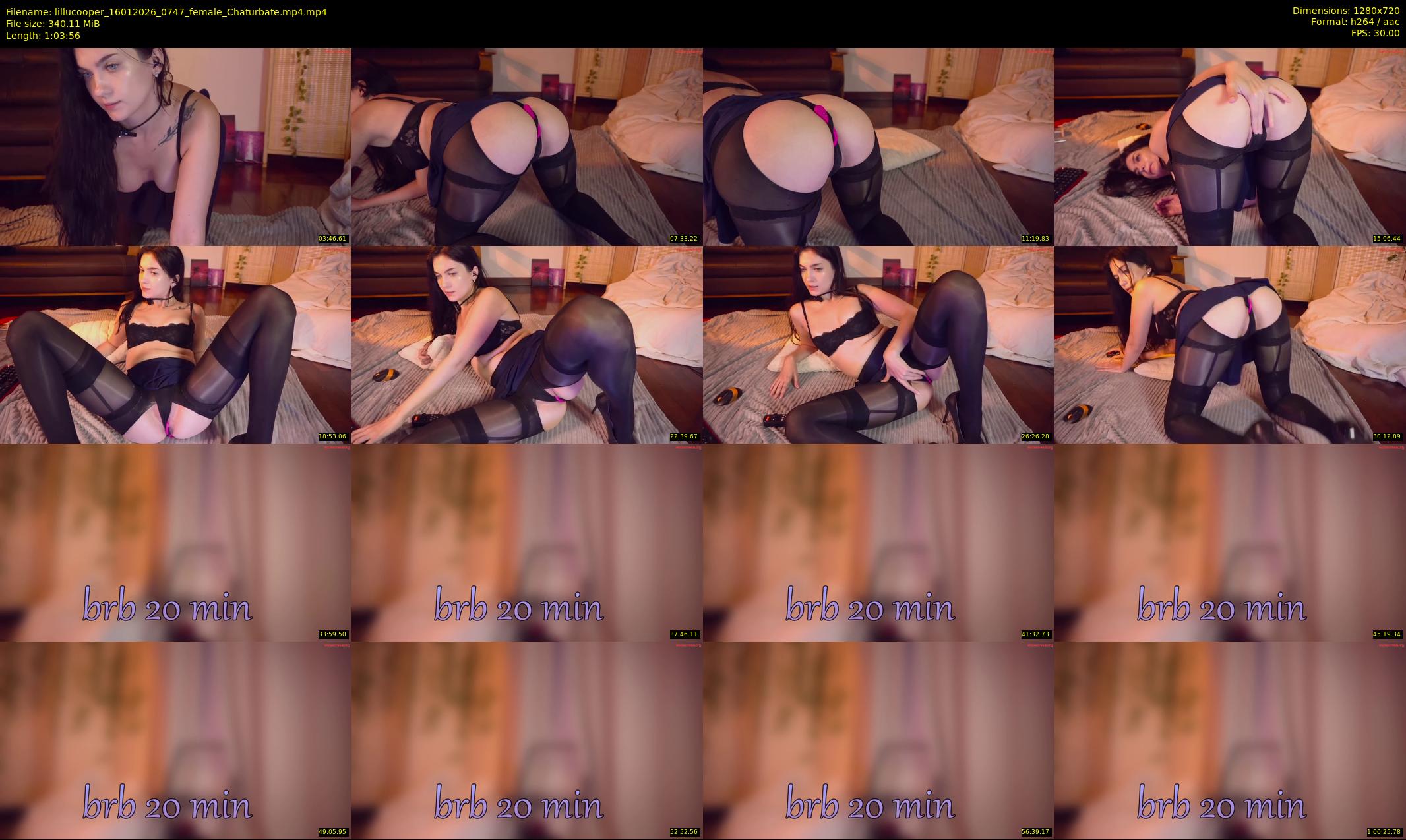 lillucooper — 64 minute Chaturbate female cam show recording, 720p, Jan 16, 2026