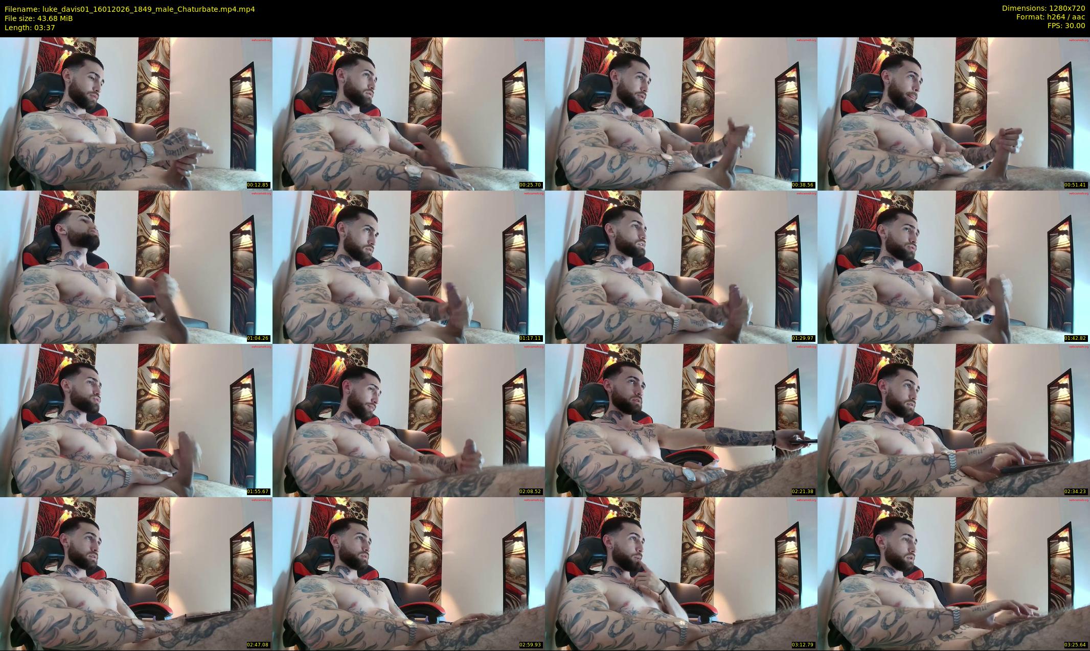 luke_davis01 — 4 minute Chaturbate male cam show recording, 720p, Jan 16, 2026