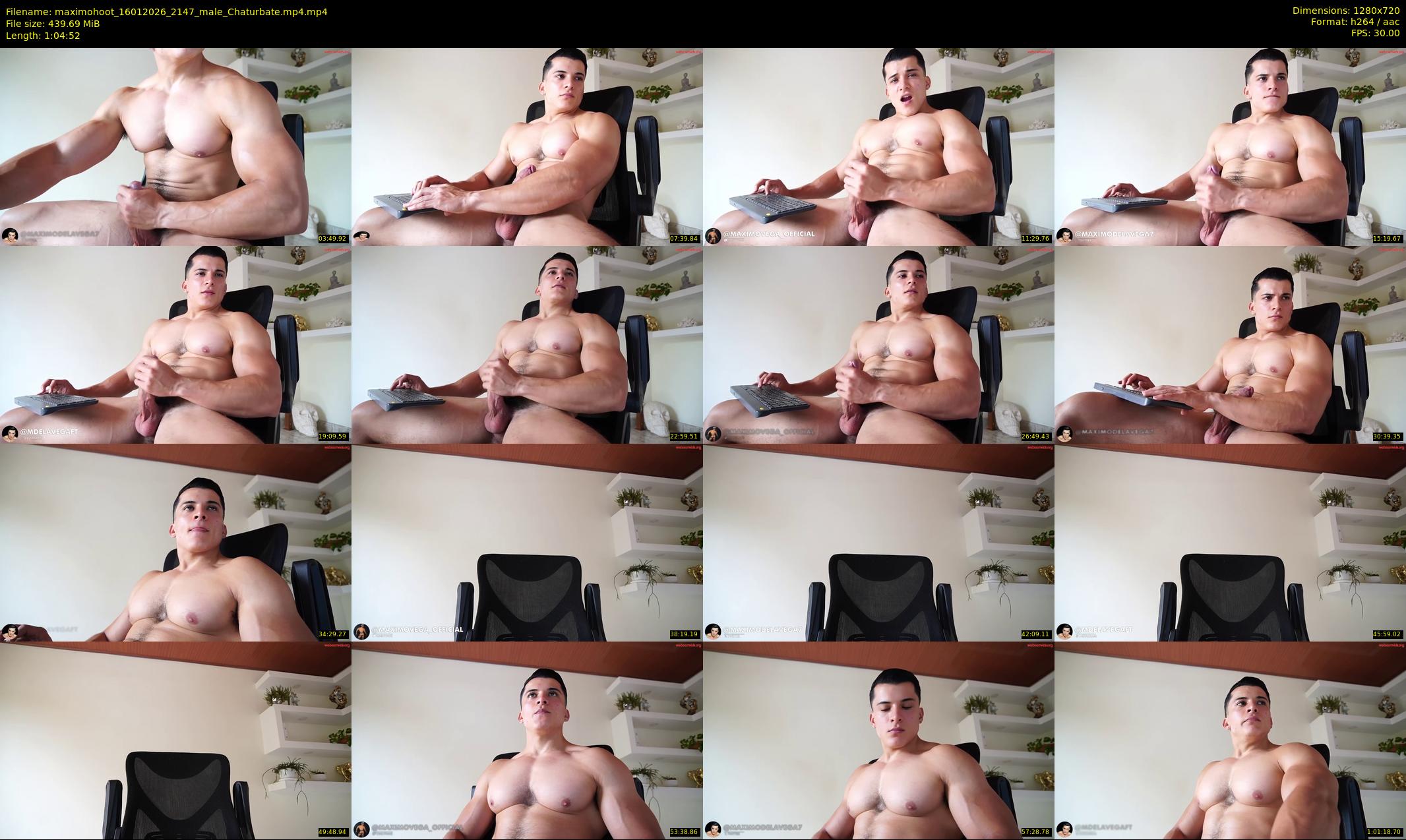 maximohoot — 65 minute Chaturbate male cam show recording, 720p, Jan 16, 2026