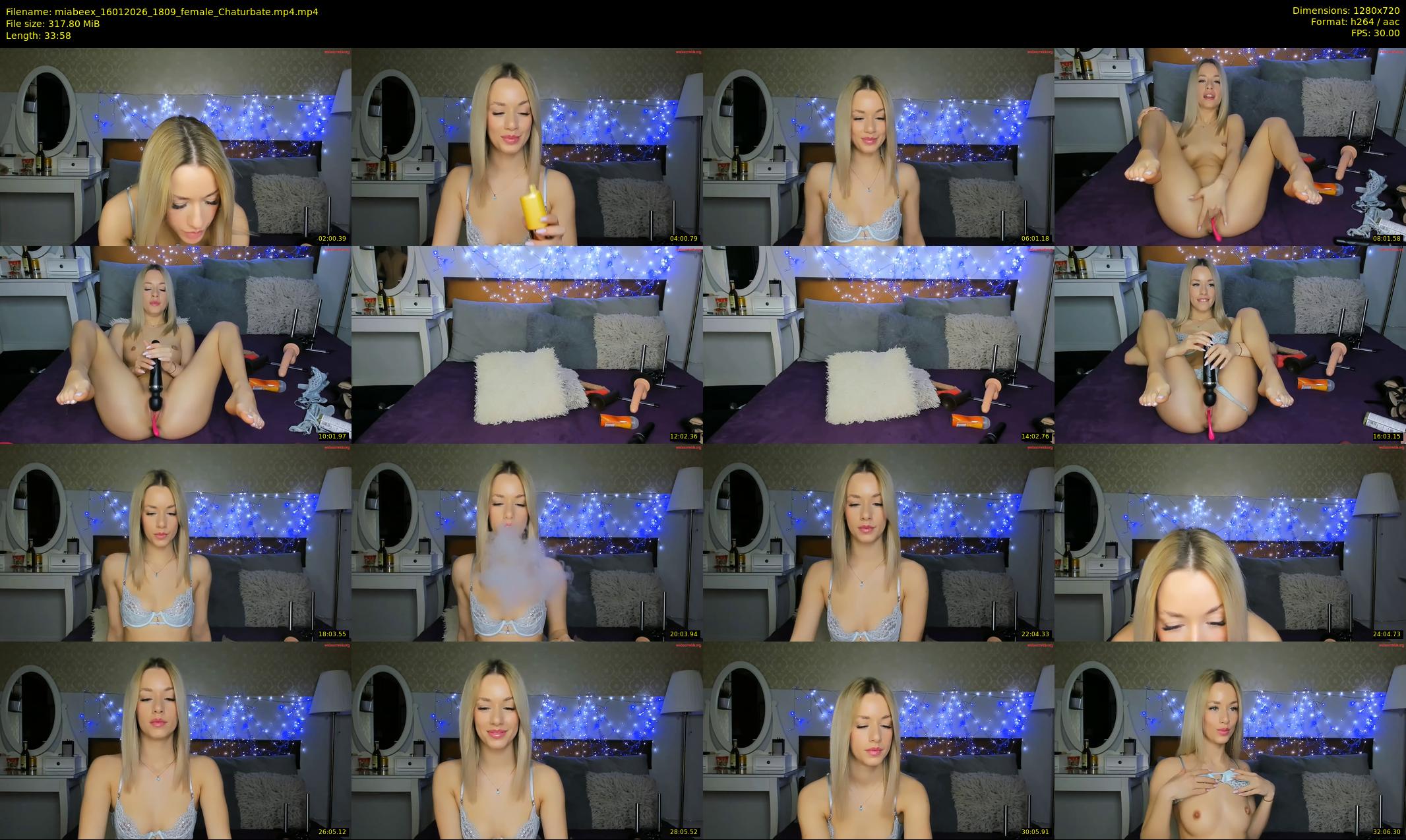 miabeex — 34 minute Chaturbate female cam show recording, 720p, Jan 16, 2026