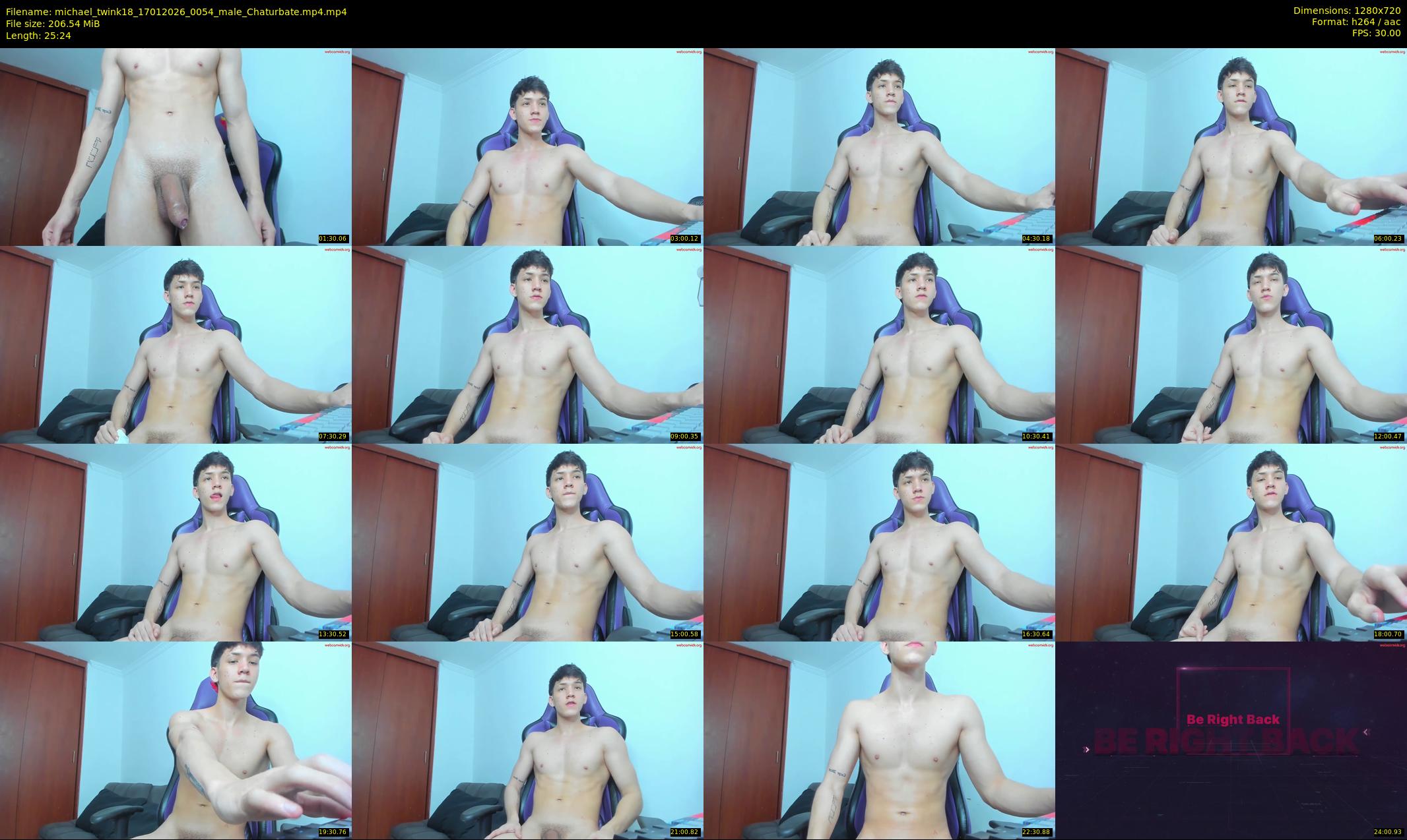 michael_twink18 — 26 minute Chaturbate male cam show recording, 720p, Jan 17, 2026