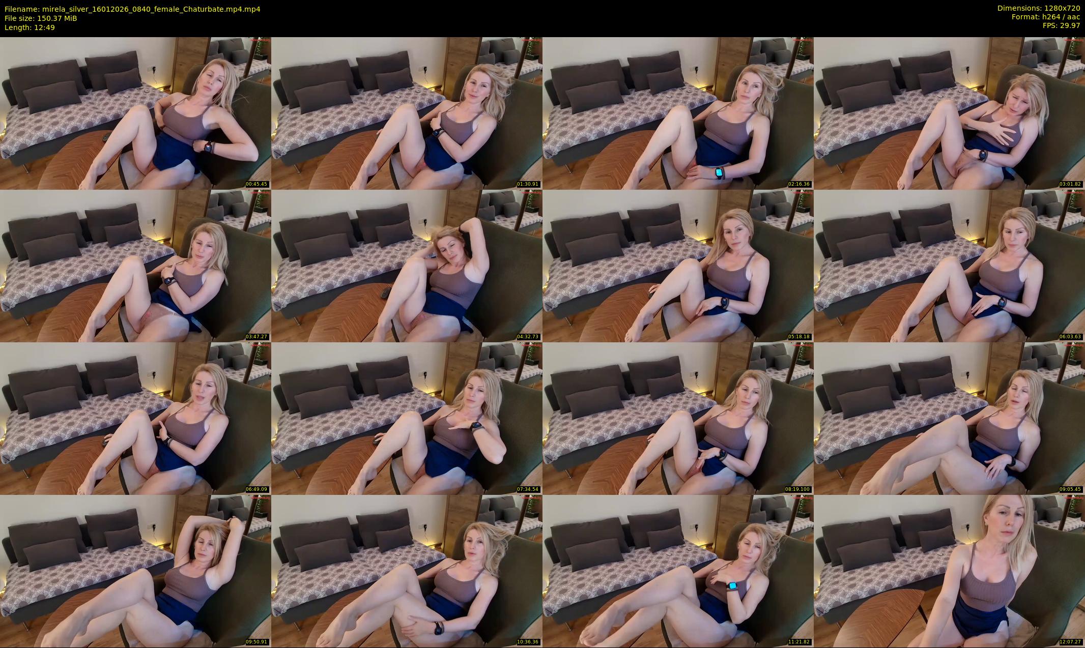 mirela_silver — 13 minute Chaturbate female cam show recording, 720p, Jan 16, 2026