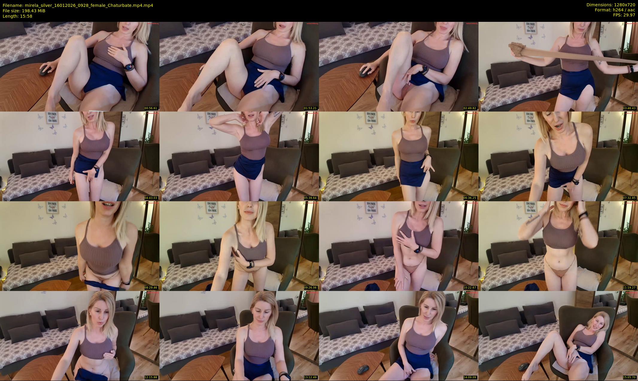 mirela_silver — 16 minute Chaturbate female cam show recording, 720p, Jan 16, 2026
