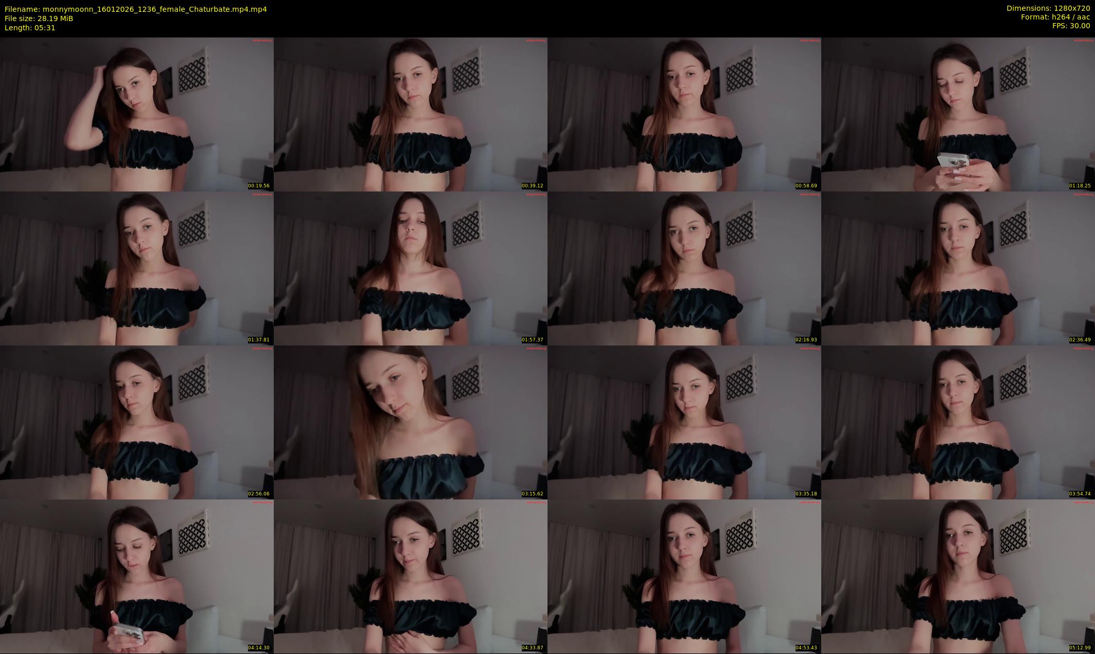 monnymoonn — 6 minute Chaturbate female cam show recording, 720p, Jan 16, 2026