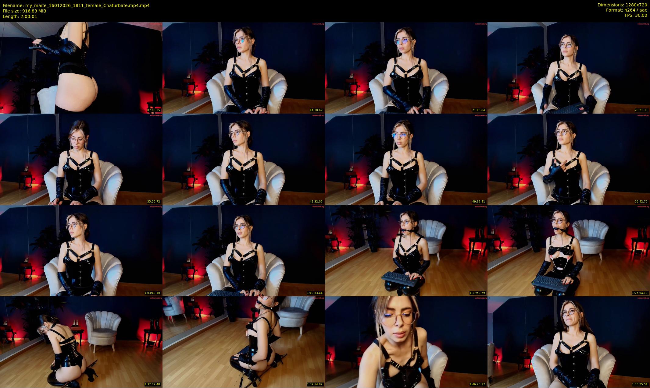 my_maite — 121 minute Chaturbate female cam show recording, 720p, Jan 16, 2026