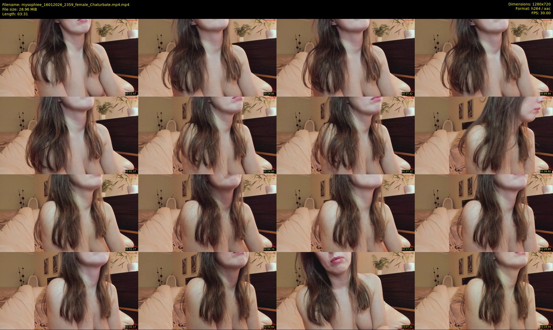 mysophiee — 4 minute Chaturbate female cam show recording, 720p, Jan 16, 2026
