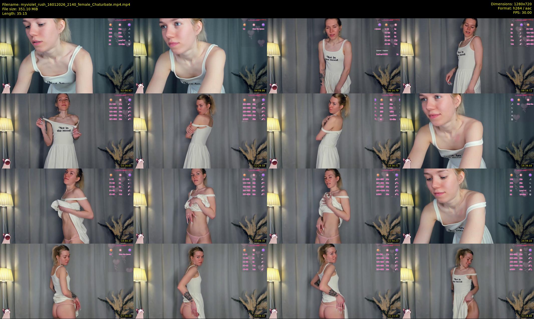 myviolet_rush — 36 minute Chaturbate female cam show recording, 720p, Jan 16, 2026