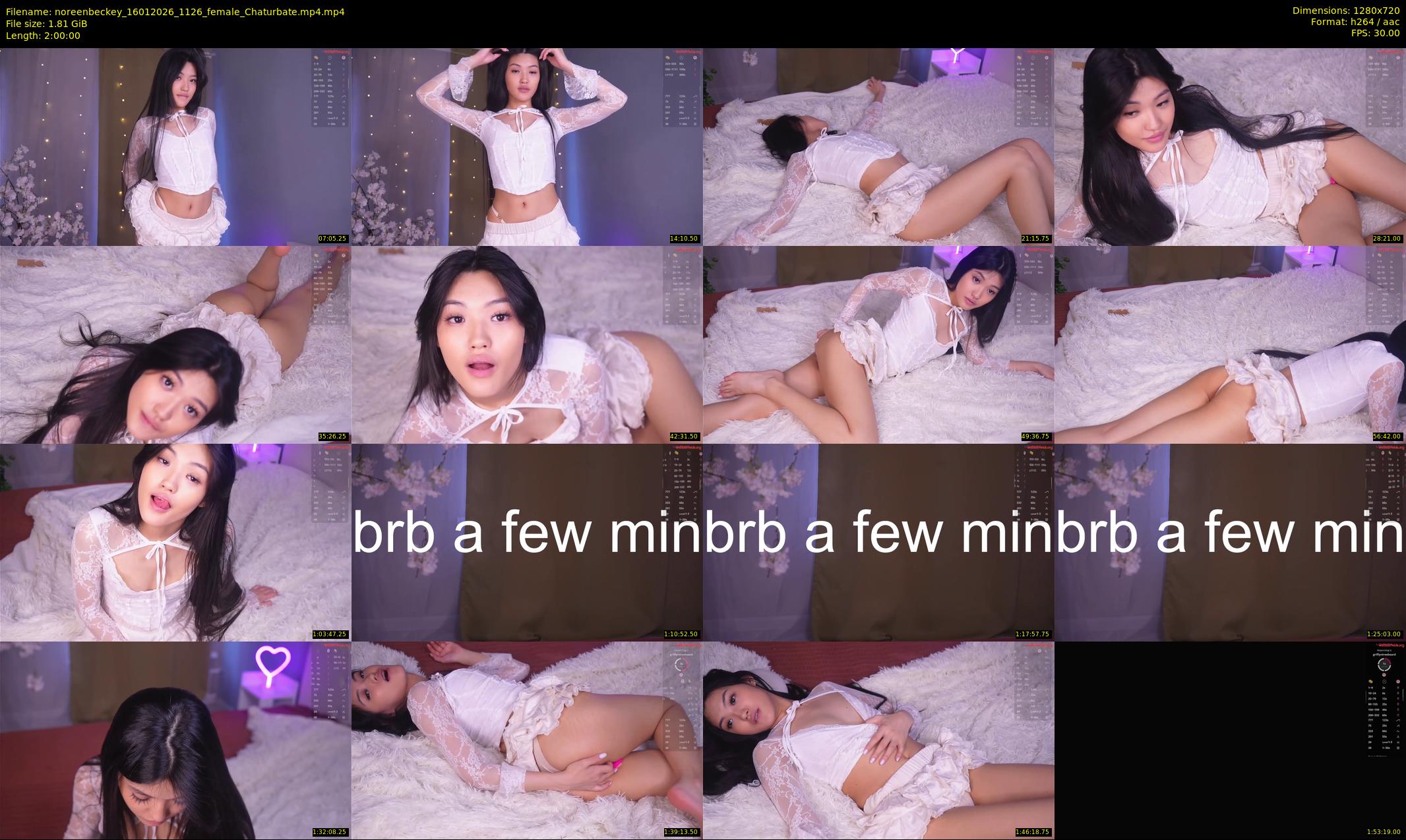 noreenbeckey — 120 minute Chaturbate female cam show recording, 720p, Jan 16, 2026