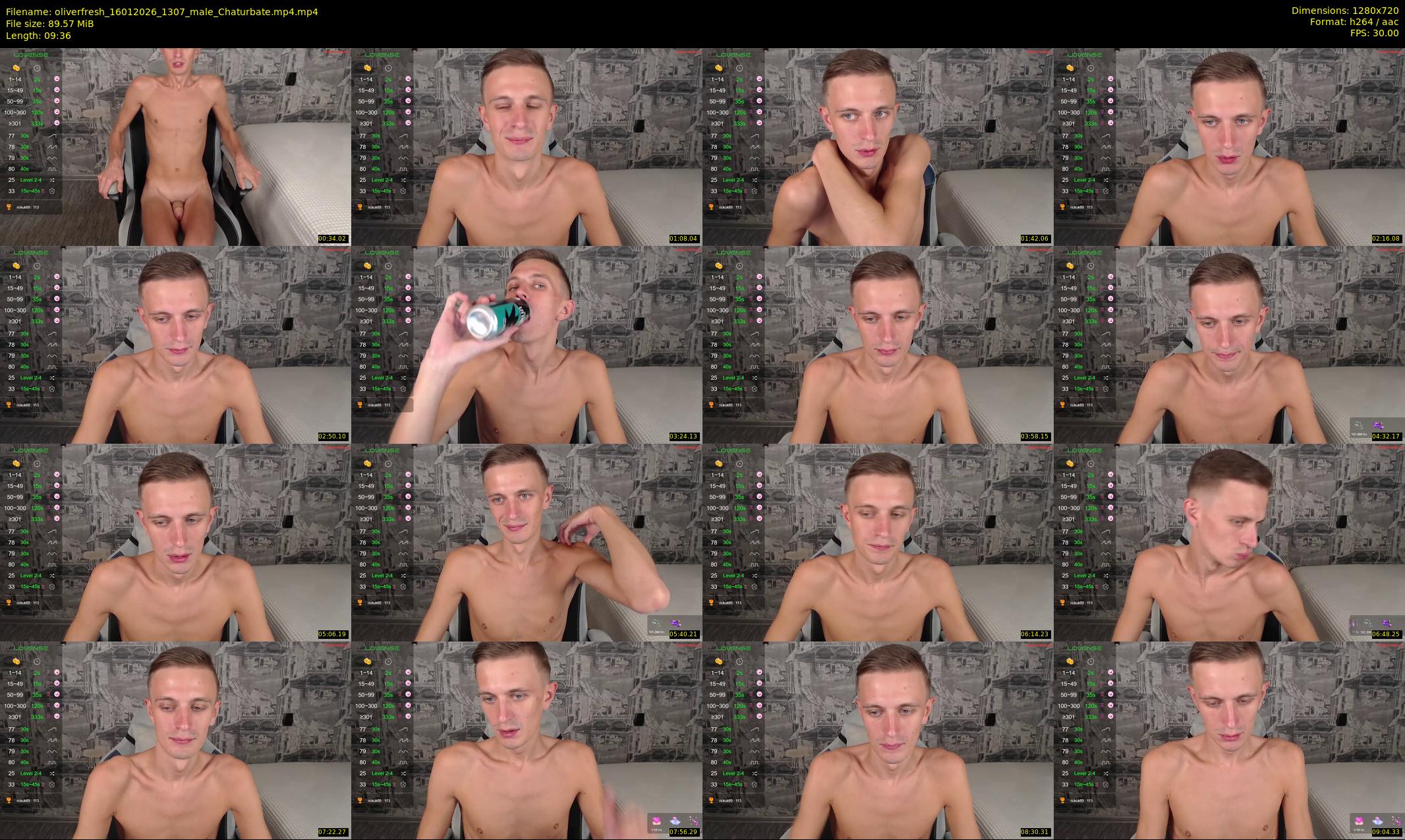 oliverfresh — 10 minute Chaturbate male cam show recording, 720p, Jan 16, 2026