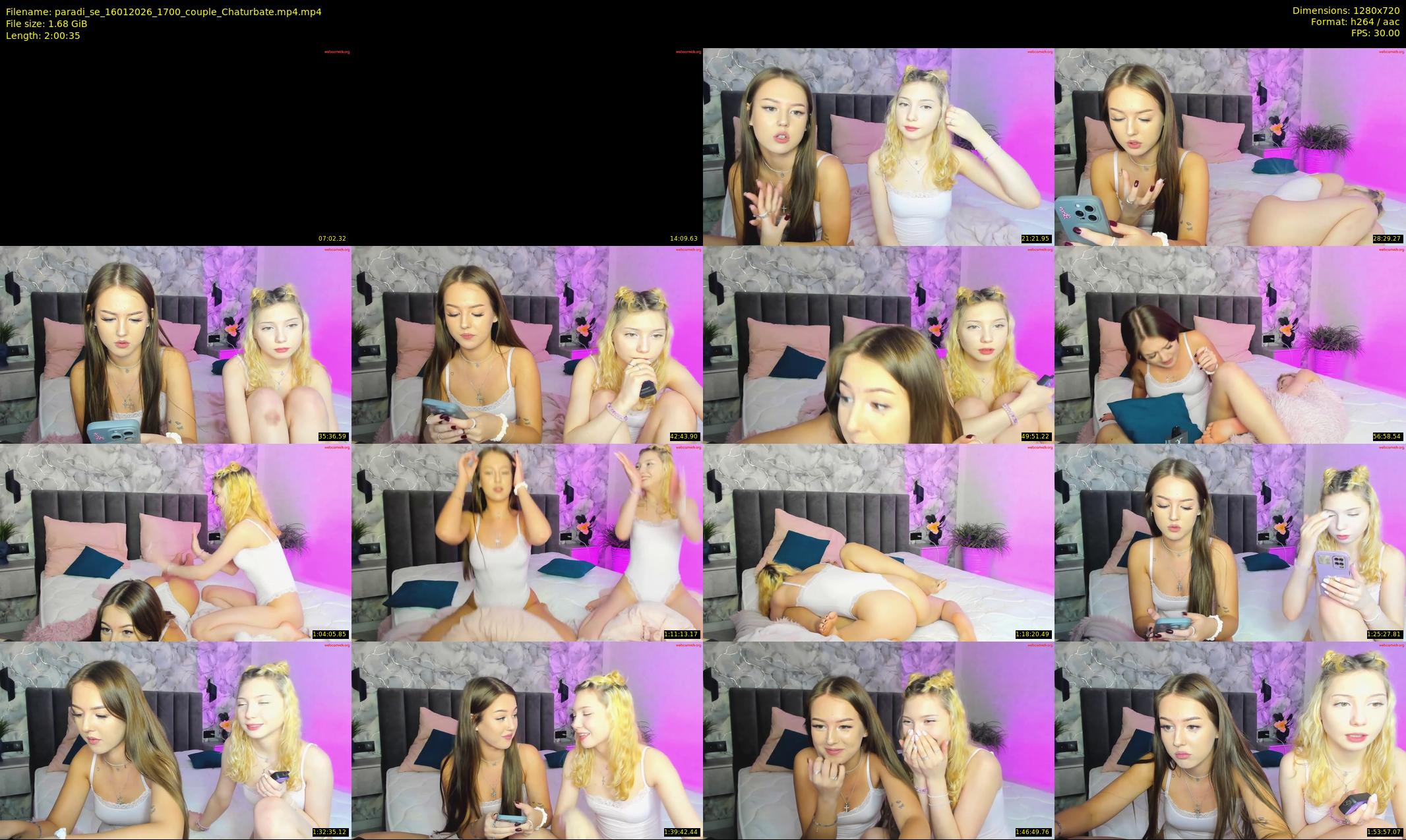 paradi_se — 121 minute Chaturbate female cam show recording, 720p, Jan 16, 2026