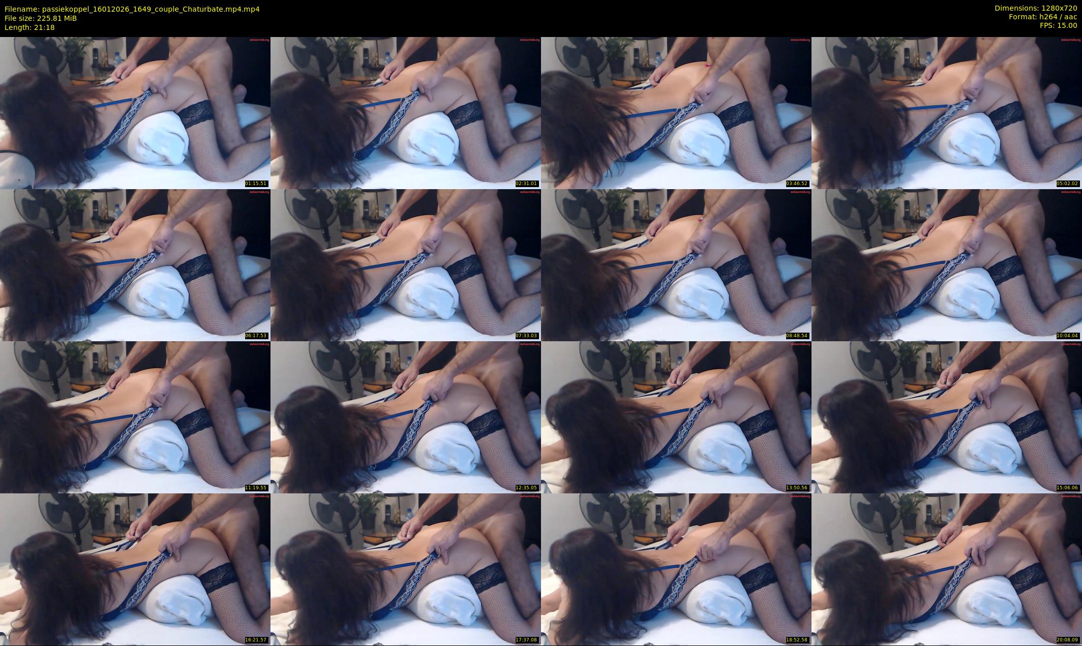 passiekoppel — 22 minute Chaturbate couple cam show recording, 720p, Jan 16, 2026