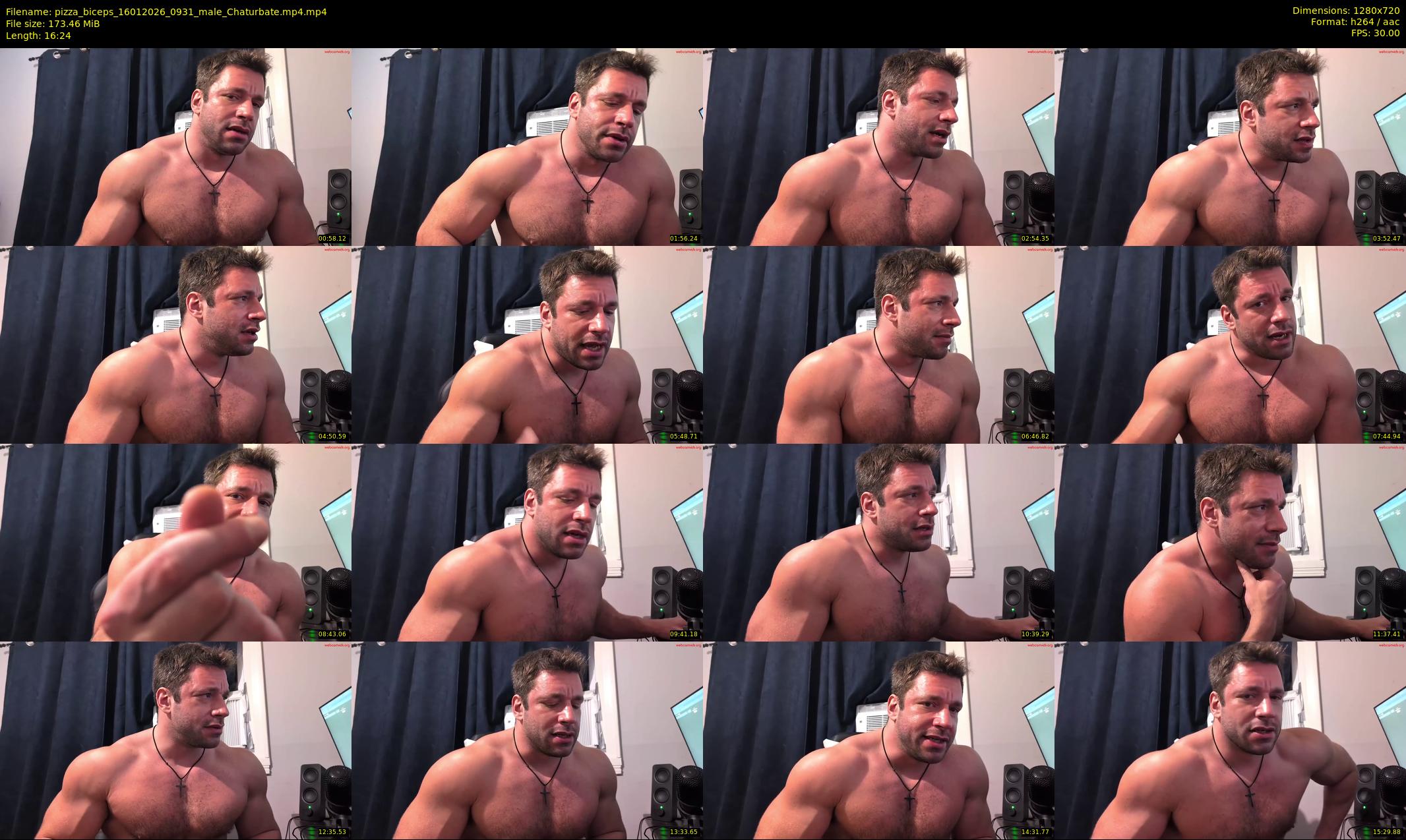 pizza_biceps — 17 minute Chaturbate male cam show recording, 720p, Jan 16, 2026