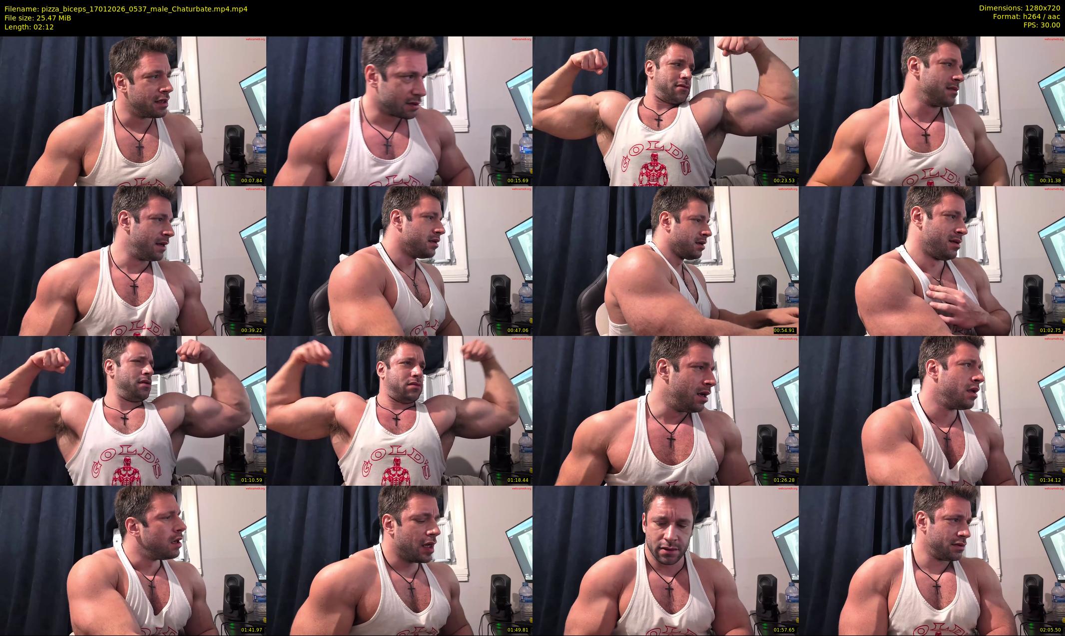 pizza_biceps — 3 minute Chaturbate male cam show recording, 720p, Jan 17, 2026