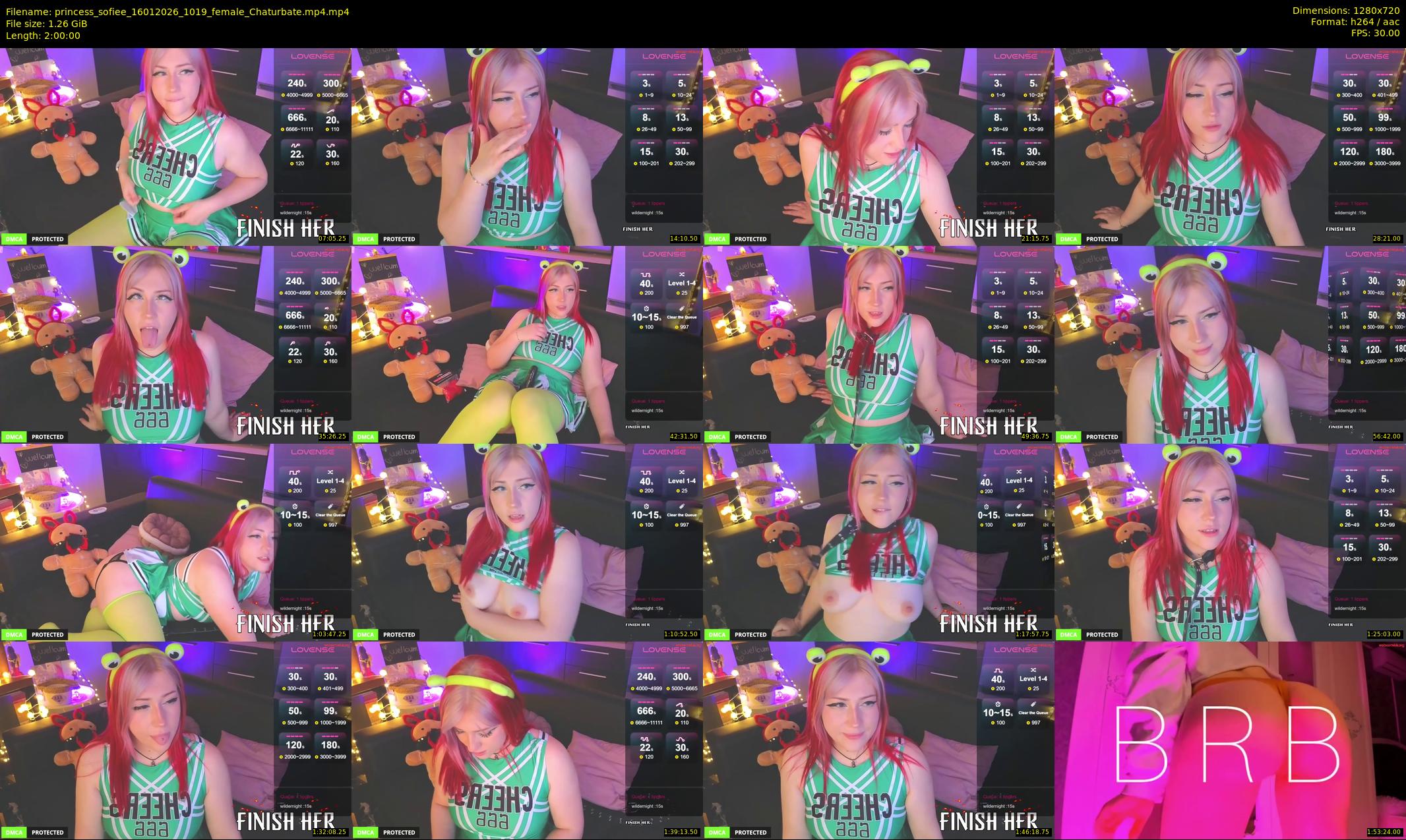 princess_sofiee — 120 minute Chaturbate female cam show recording, 720p, Jan 16, 2026