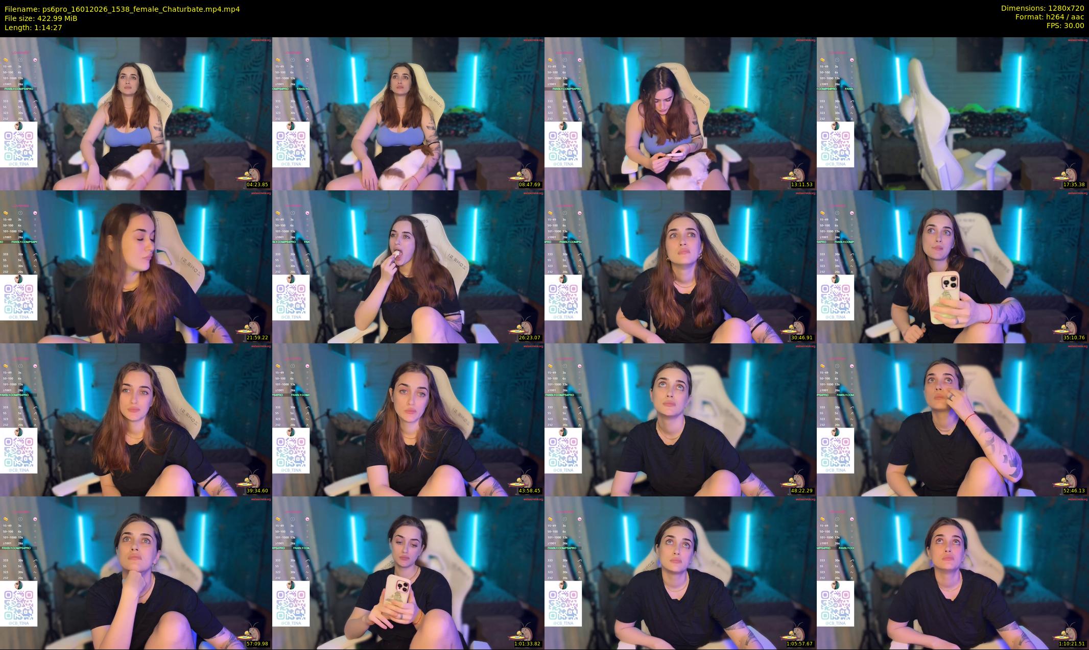 ps6pro — 75 minute Chaturbate female cam show recording, 720p, Jan 16, 2026