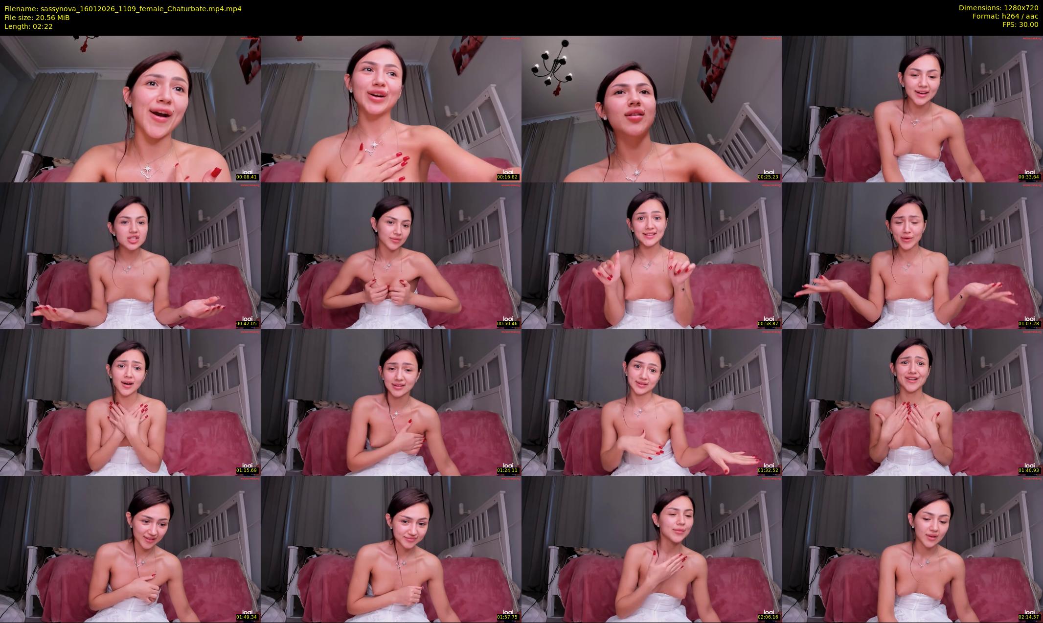 sassynova — 3 minute Chaturbate female cam show recording, 720p, Jan 16, 2026