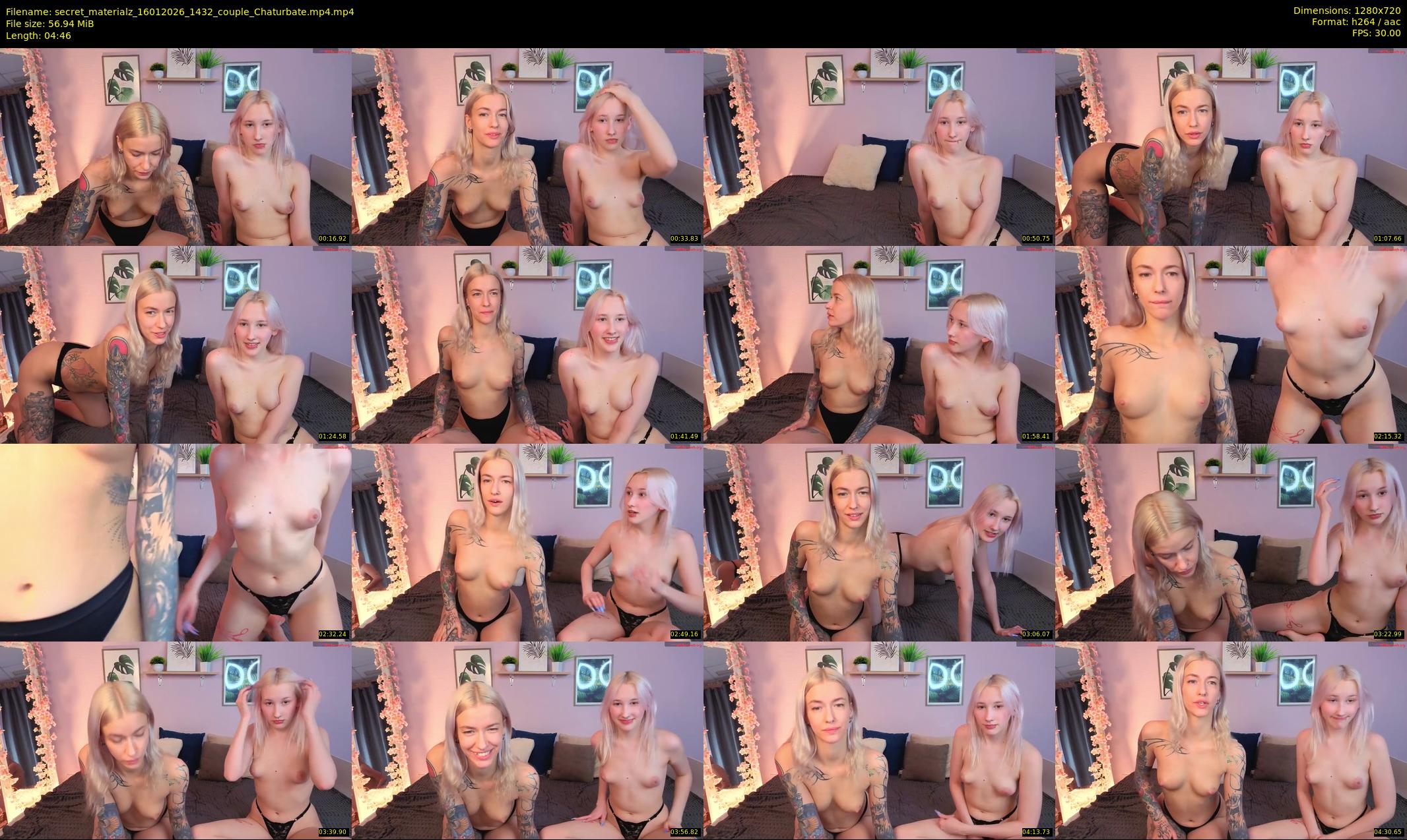secret_materialz — 5 minute Chaturbate couple cam show recording, 720p, Jan 16, 2026