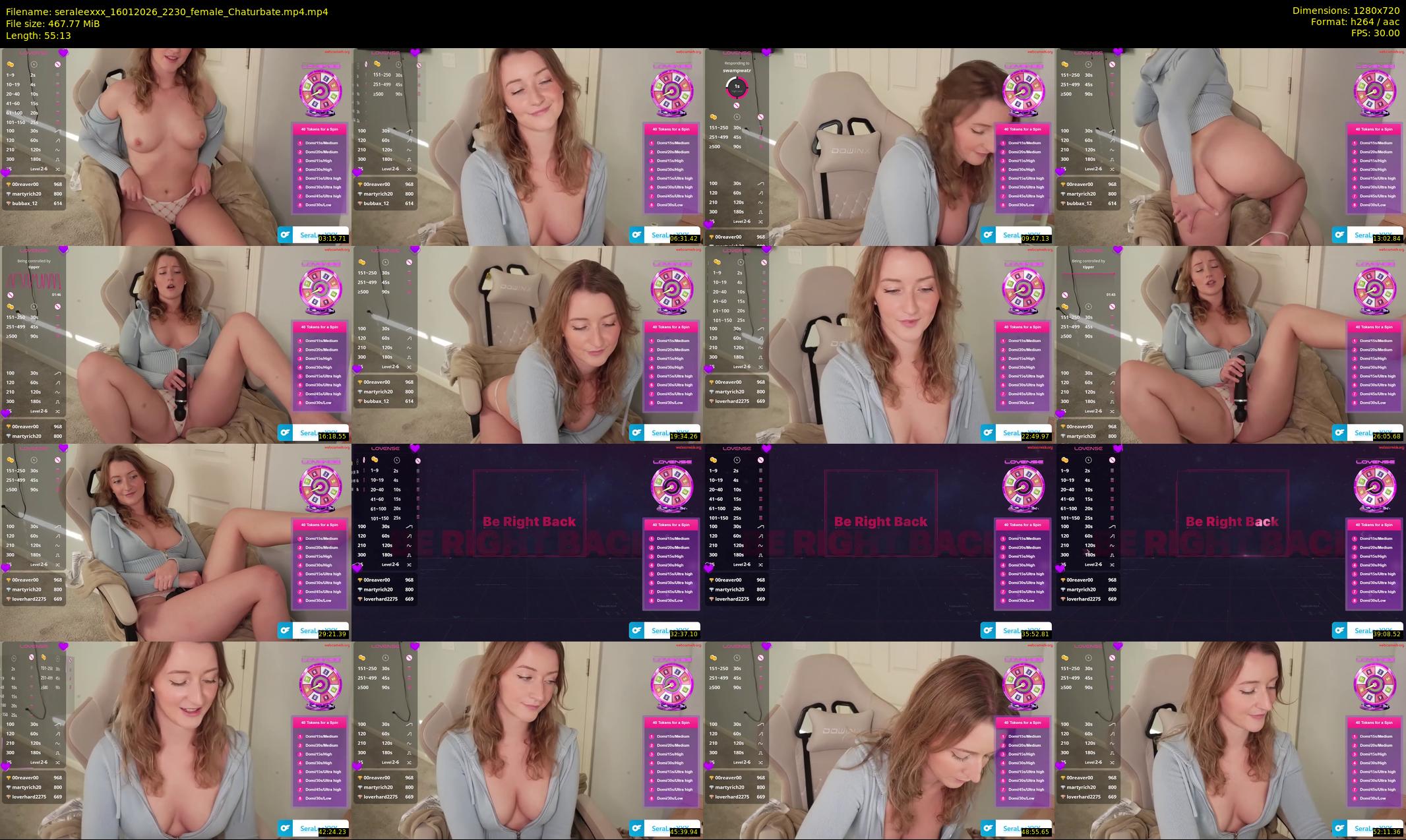 seraleexxx — 56 minute Chaturbate female cam show recording, 720p, Jan 16, 2026