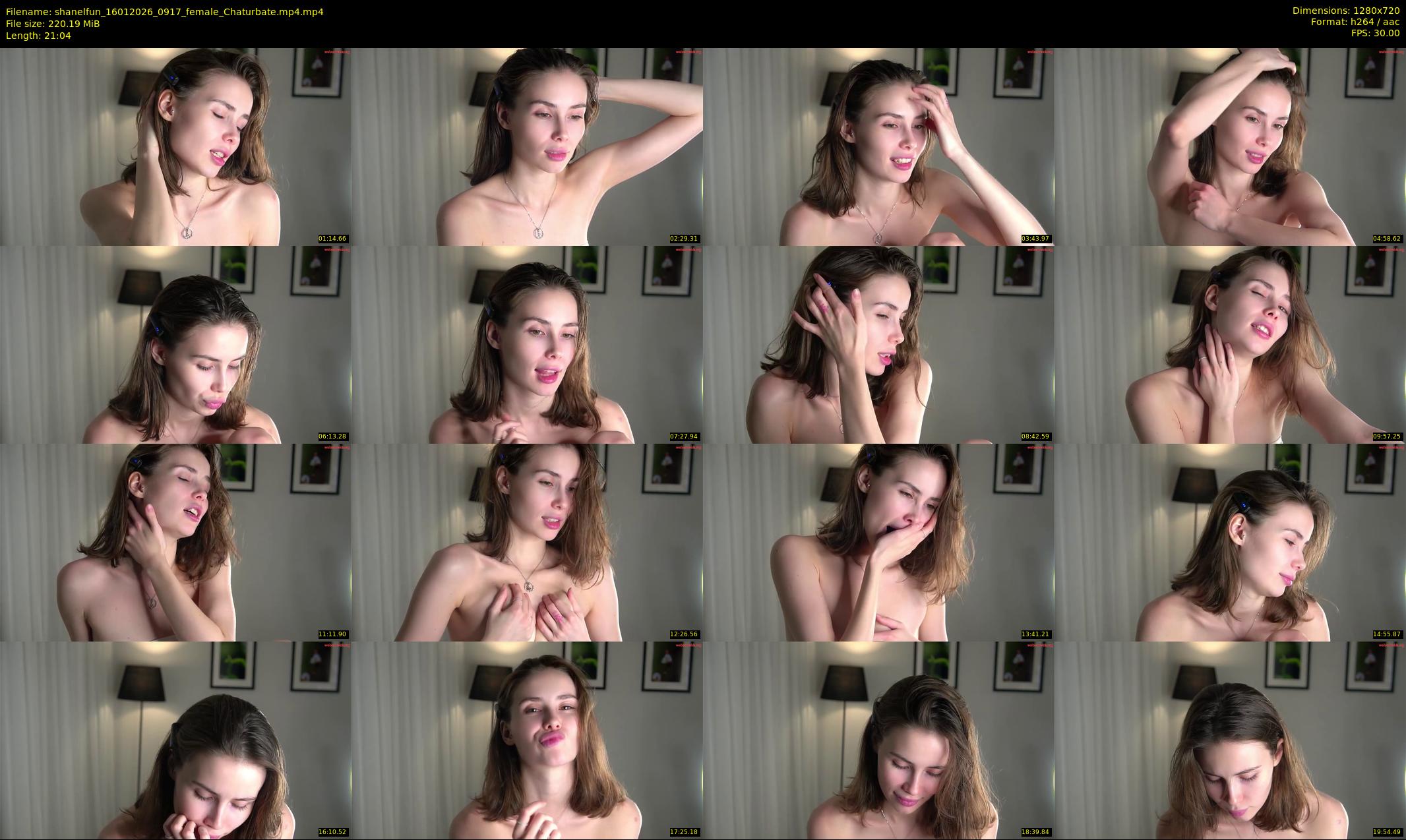 shanelfun — 22 minute Chaturbate female cam show recording, 720p, Jan 16, 2026