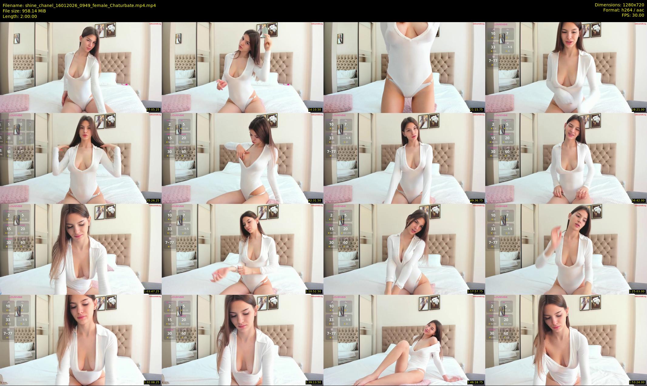 shine_chanel — 120 minute Chaturbate female cam show recording, 720p, Jan 16, 2026