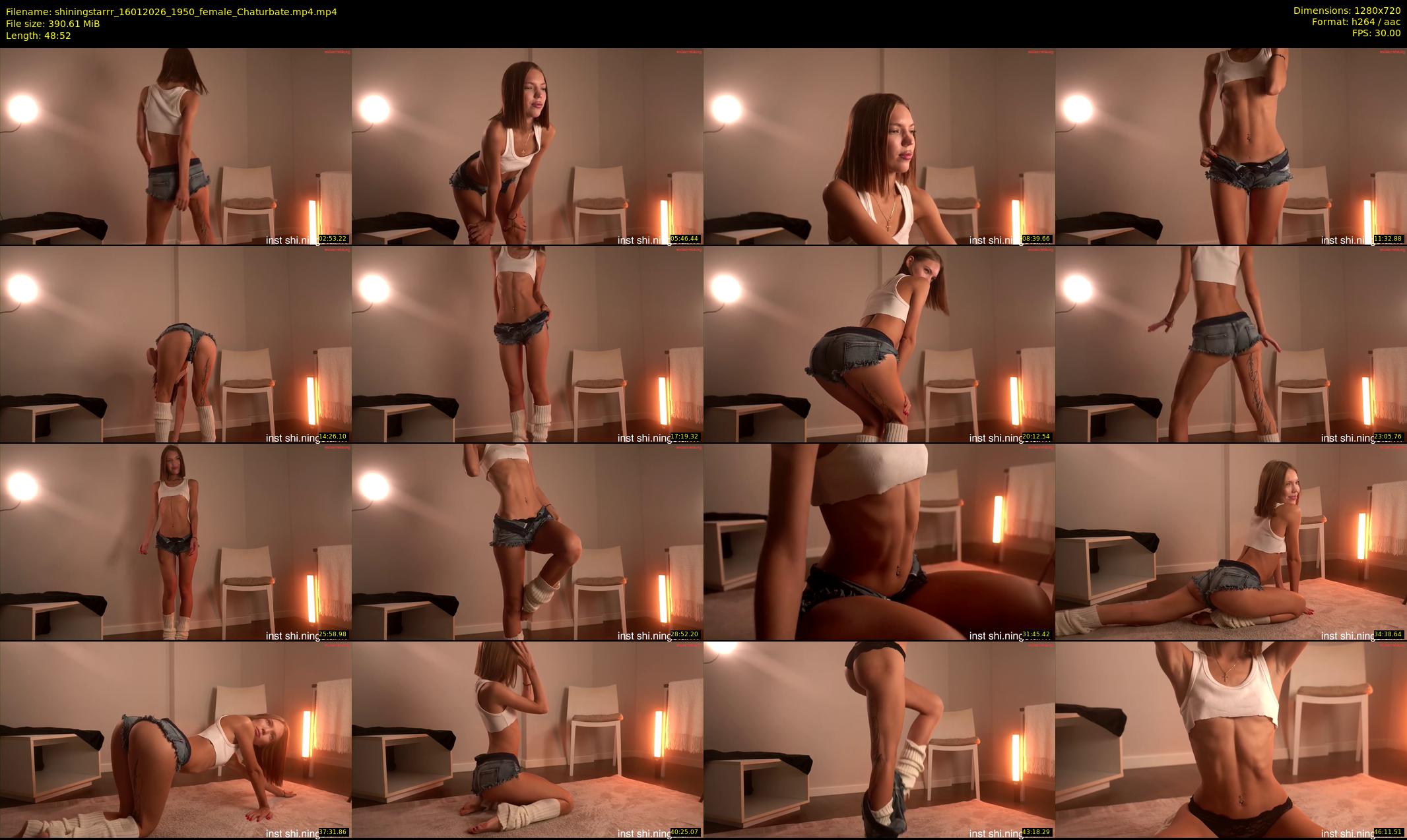 shiningstarrr — 49 minute Chaturbate female cam show recording, 720p, Jan 16, 2026