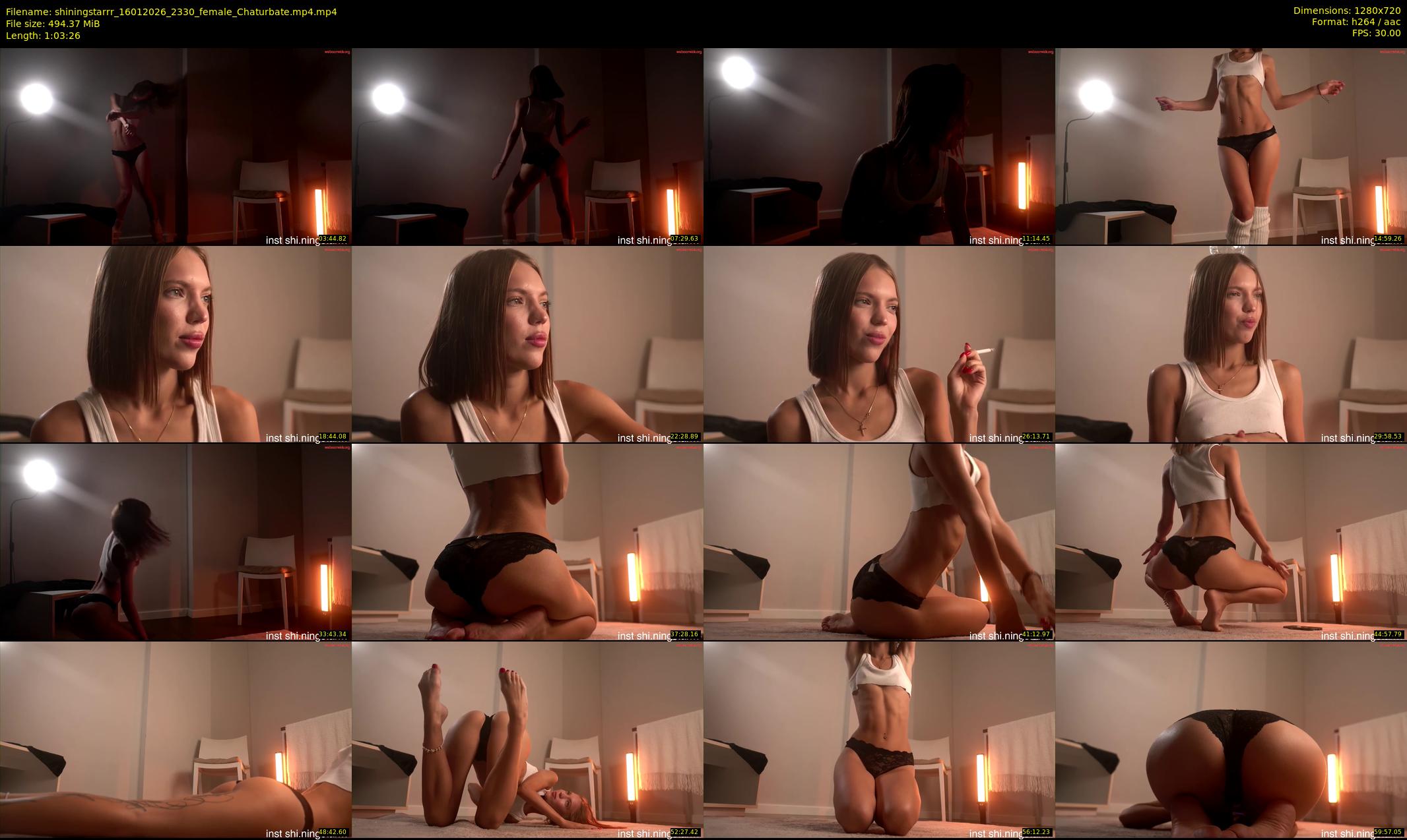 shiningstarrr — 64 minute Chaturbate female cam show recording, 720p, Jan 16, 2026