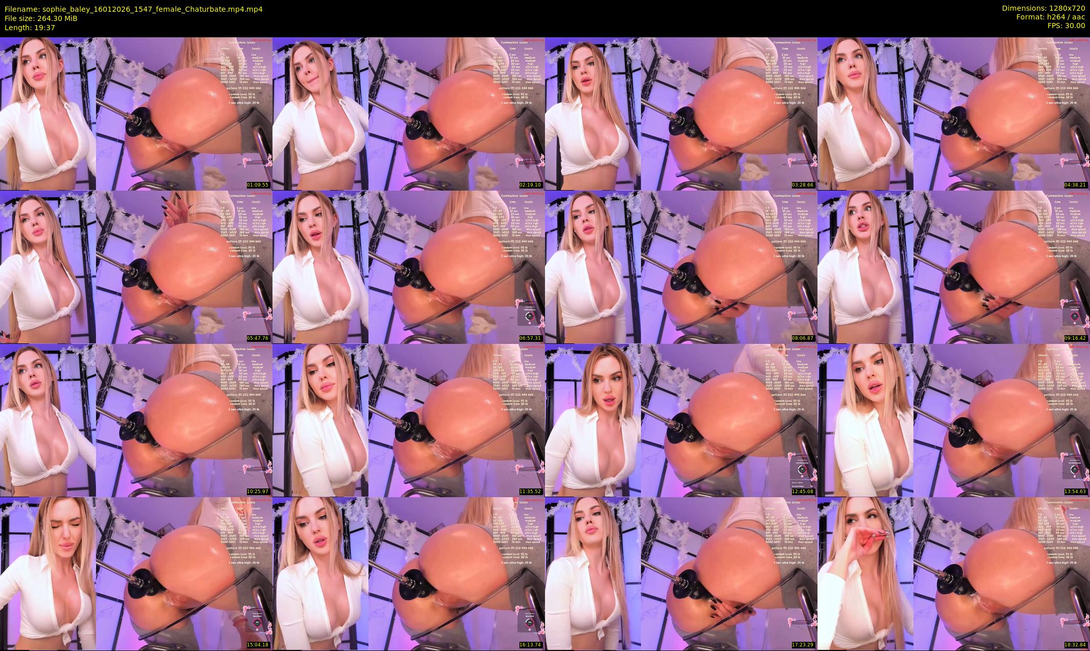 sophie_baley — 20 minute Chaturbate female cam show recording, 720p, Jan 16, 2026