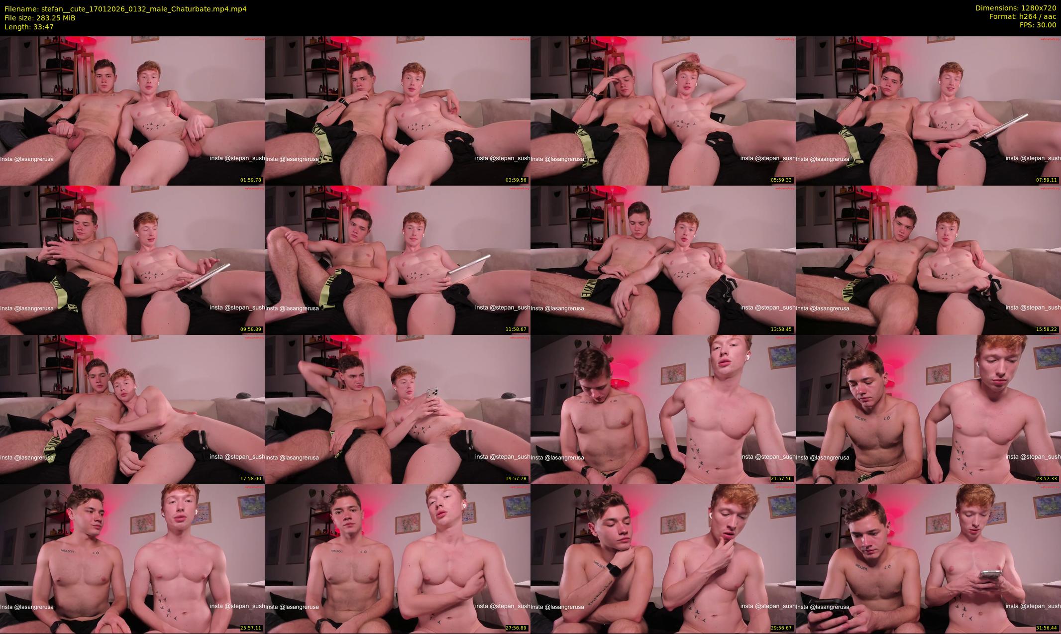 stefan__cute — 34 minute Chaturbate male cam show recording, 720p, Jan 17, 2026