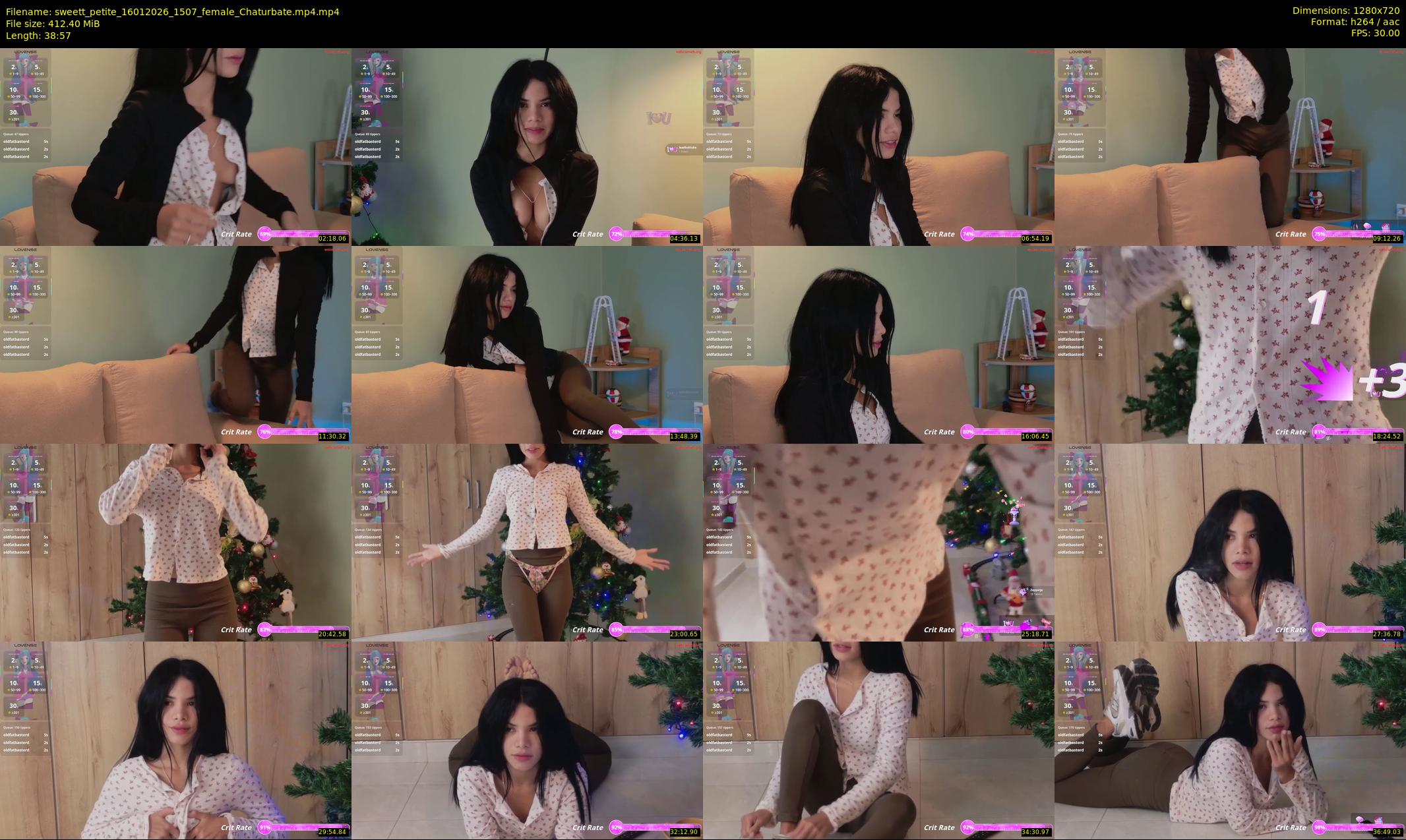 sweett_petite — 39 minute Chaturbate female cam show recording, 720p, Jan 16, 2026