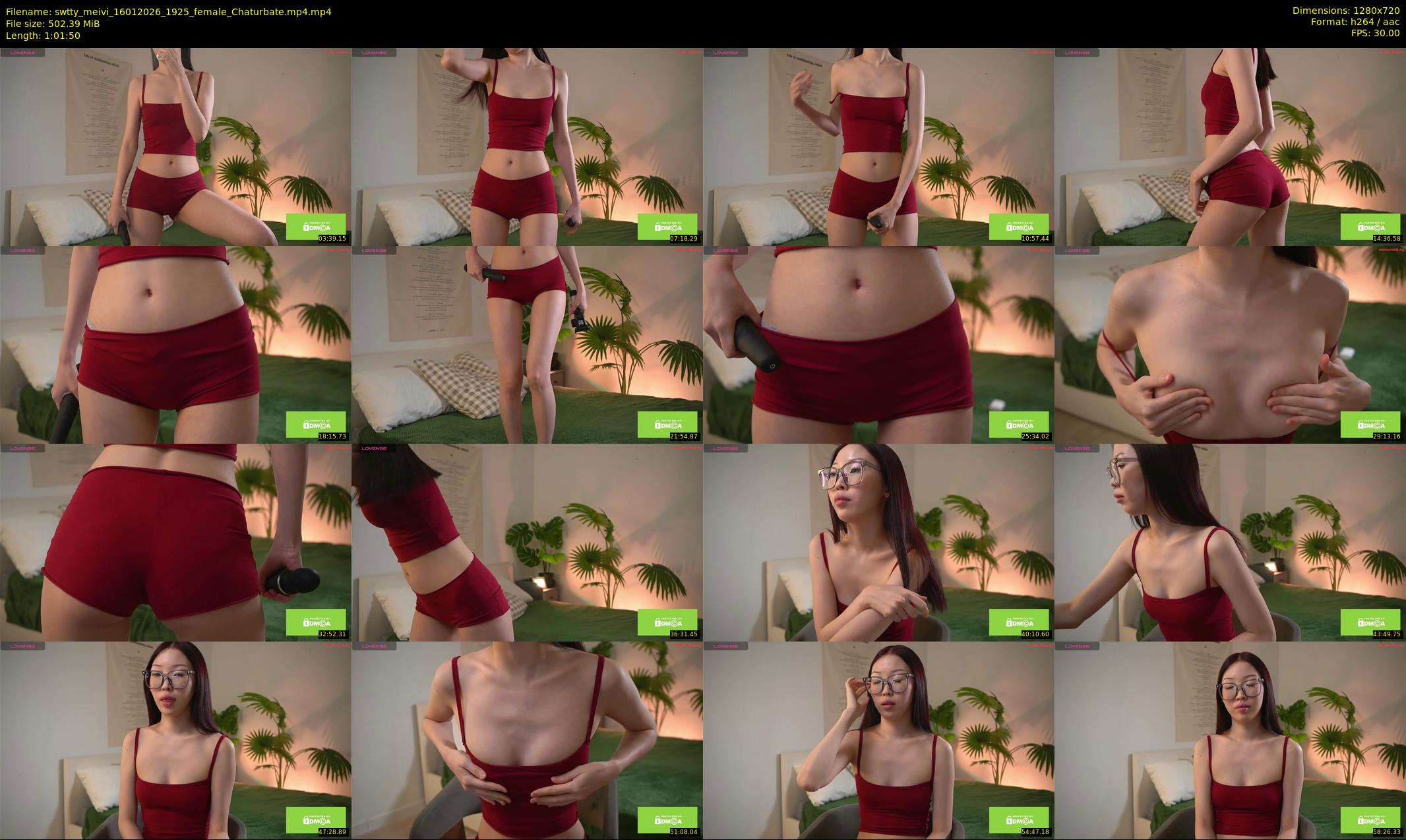 swtty_meivi — 62 minute Chaturbate female cam show recording, 720p, Jan 16, 2026