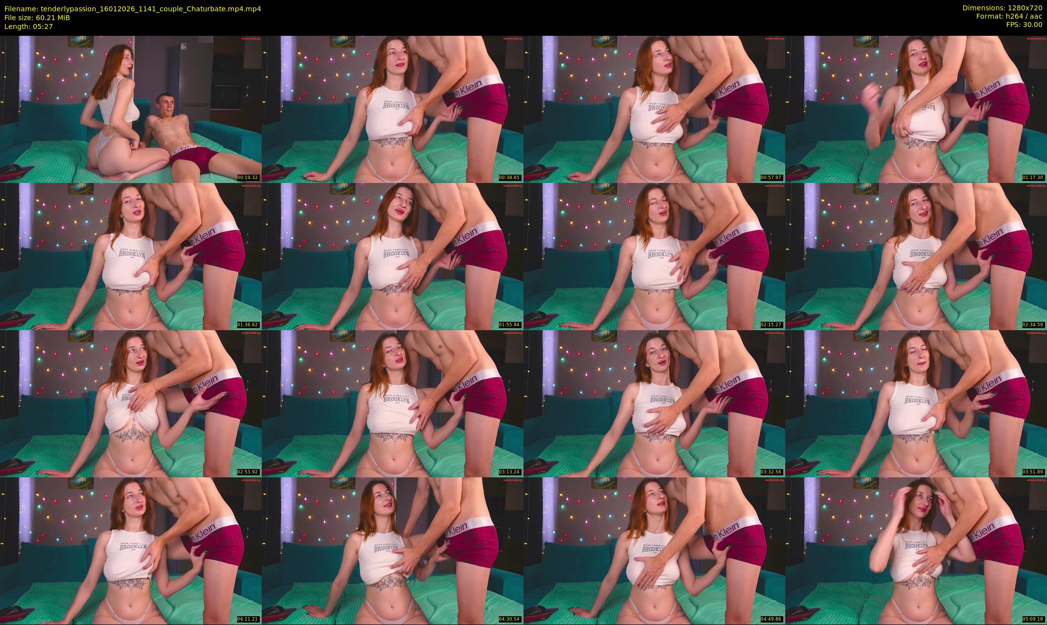 tenderlypassion — 6 minute Chaturbate couple cam show recording, 720p, Jan 16, 2026