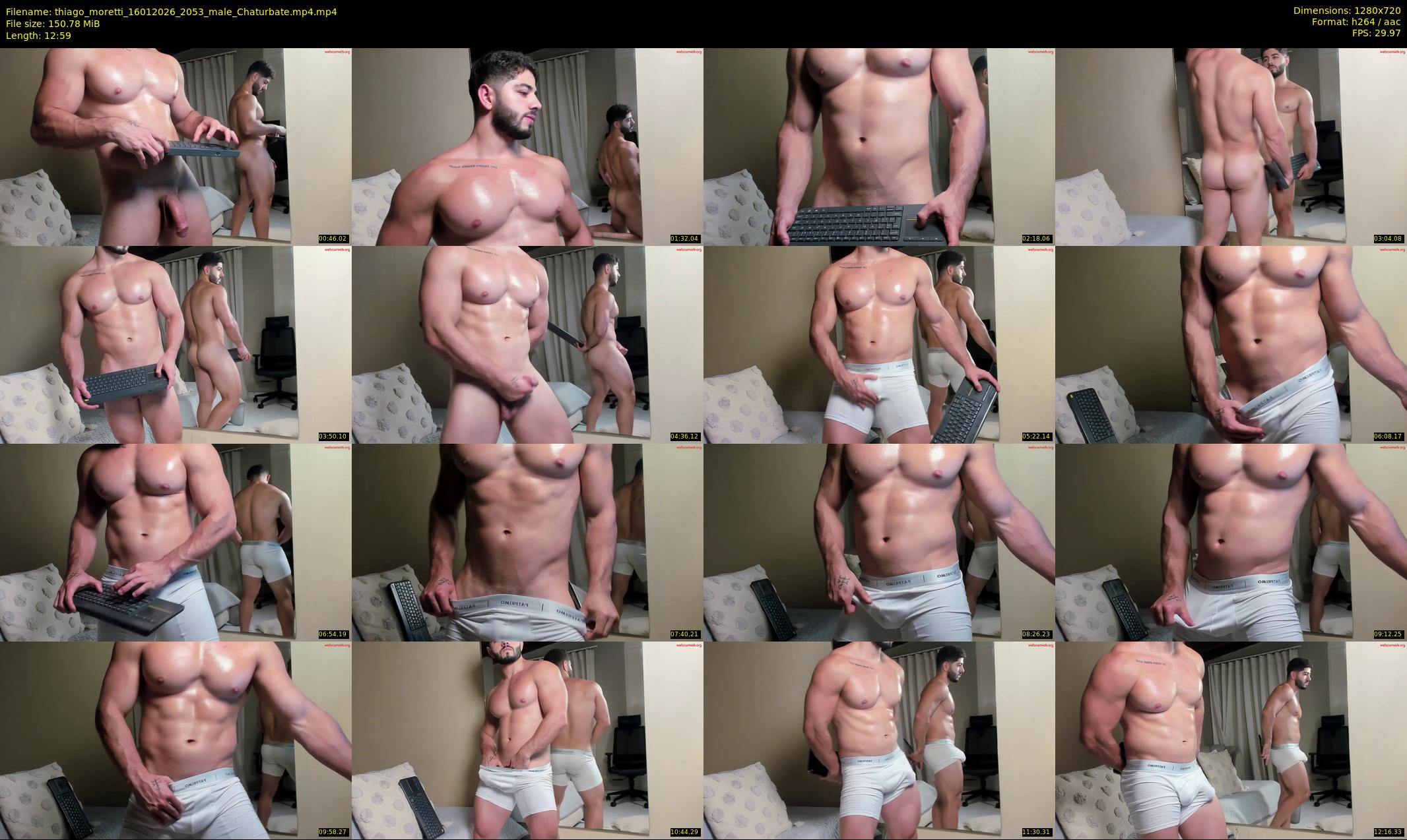 thiago_moretti — 13 minute Chaturbate male cam show recording, 720p, Jan 16, 2026