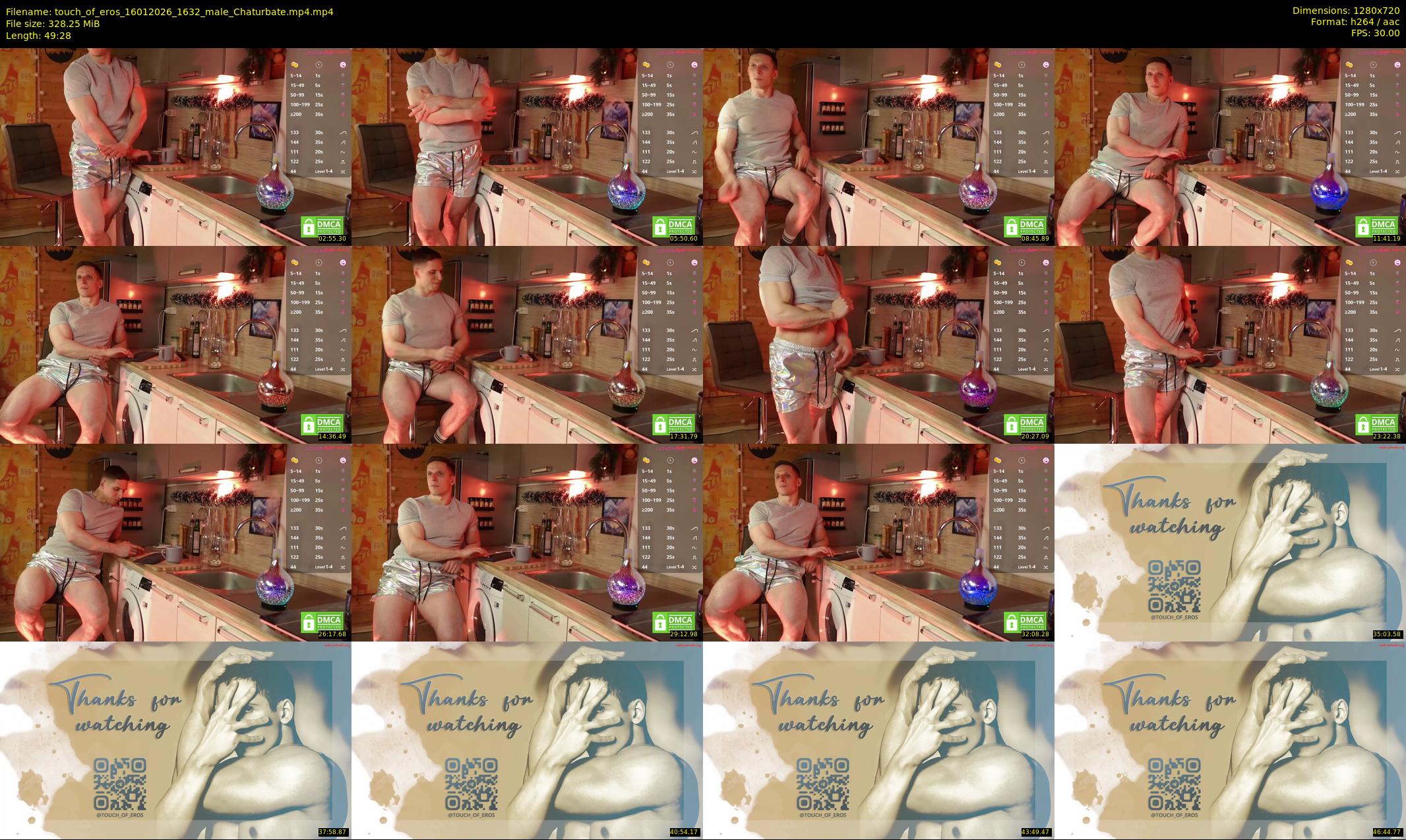 touch_of_eros — 50 minute Chaturbate male cam show recording, 720p, Jan 16, 2026