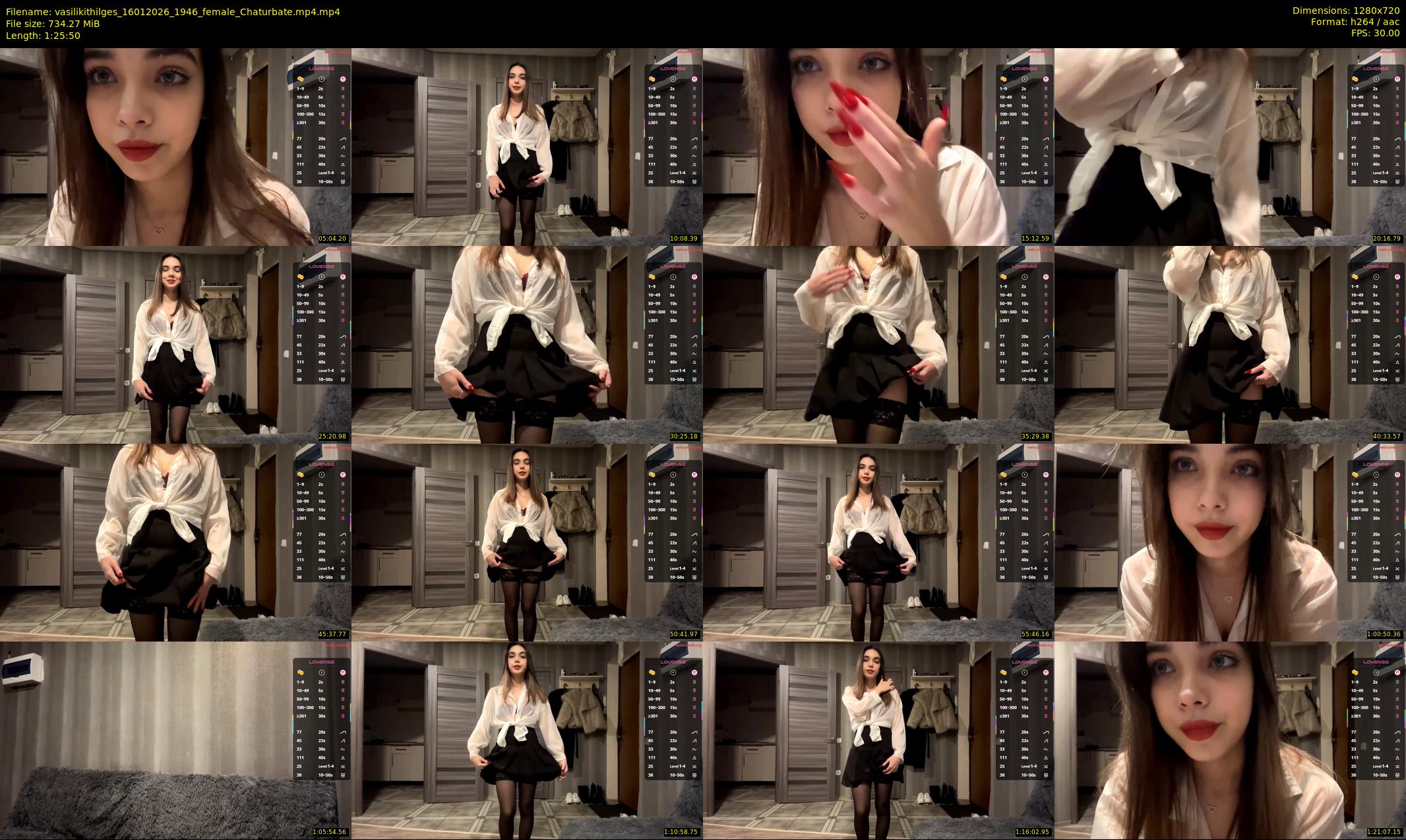 vasilikithilges — 86 minute Chaturbate female cam show recording, 720p, Jan 16, 2026