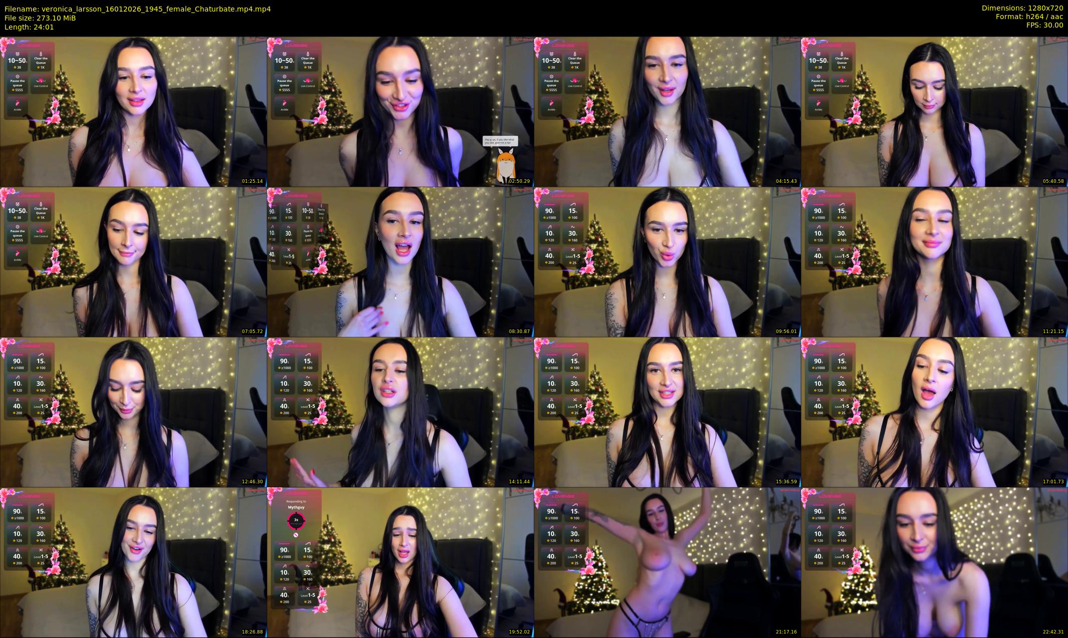 veronica_larsson — 25 minute Chaturbate female cam show recording, 720p, Jan 16, 2026