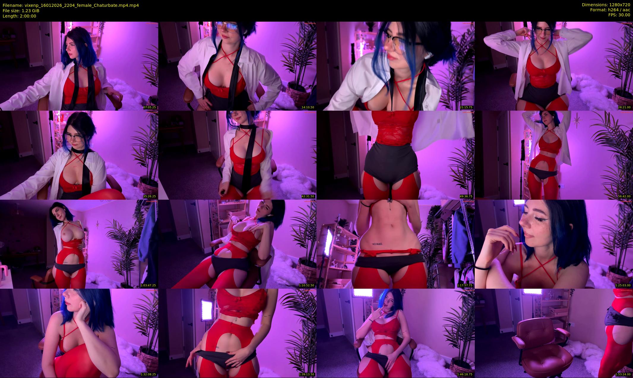 vixenp — 120 minute Chaturbate female cam show recording, 720p, Jan 16, 2026