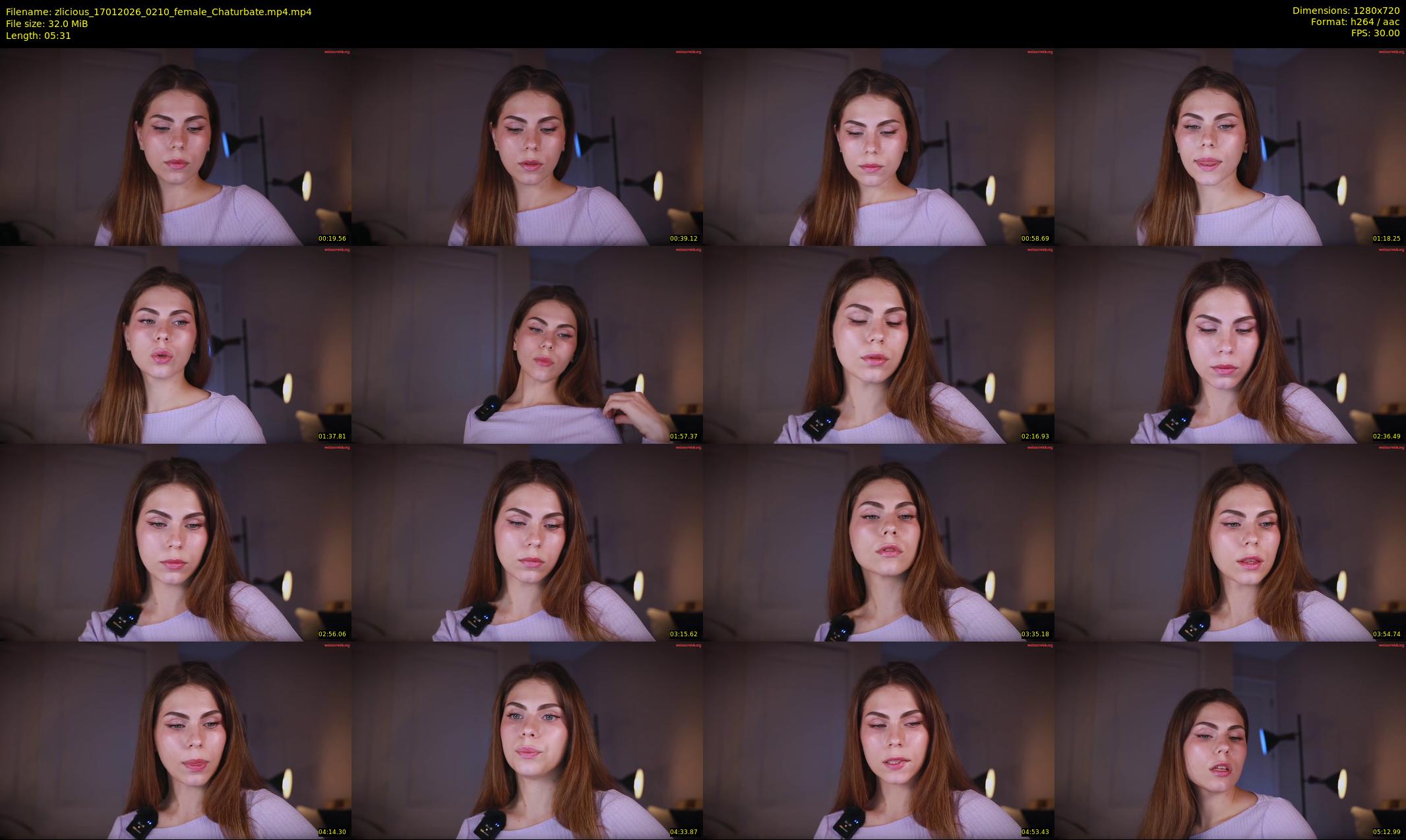 zlicious — 6 minute Chaturbate female cam show recording, 720p, Jan 17, 2026