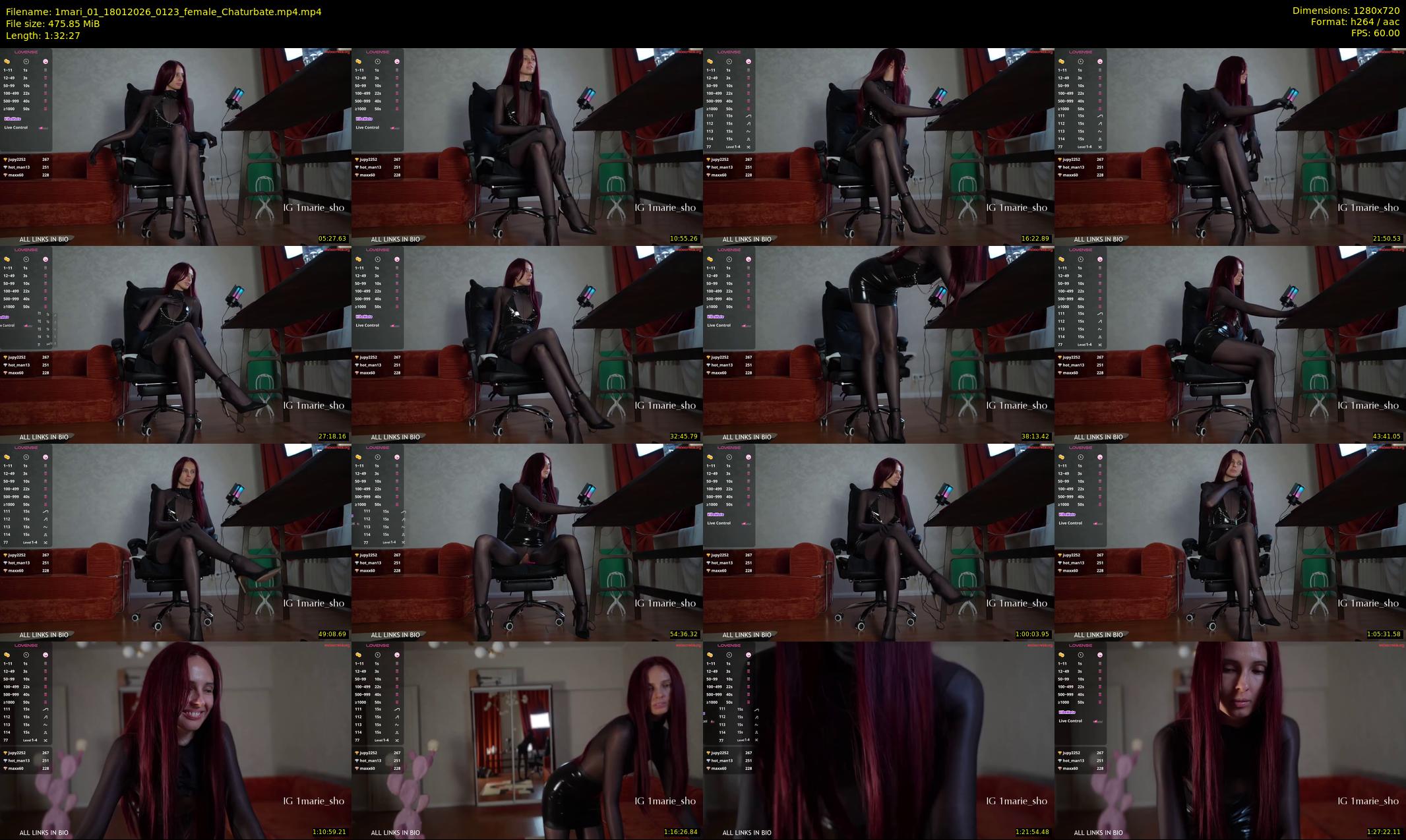 1mari_01 — 93 minute Chaturbate female cam show recording, 720p, Jan 18, 2026