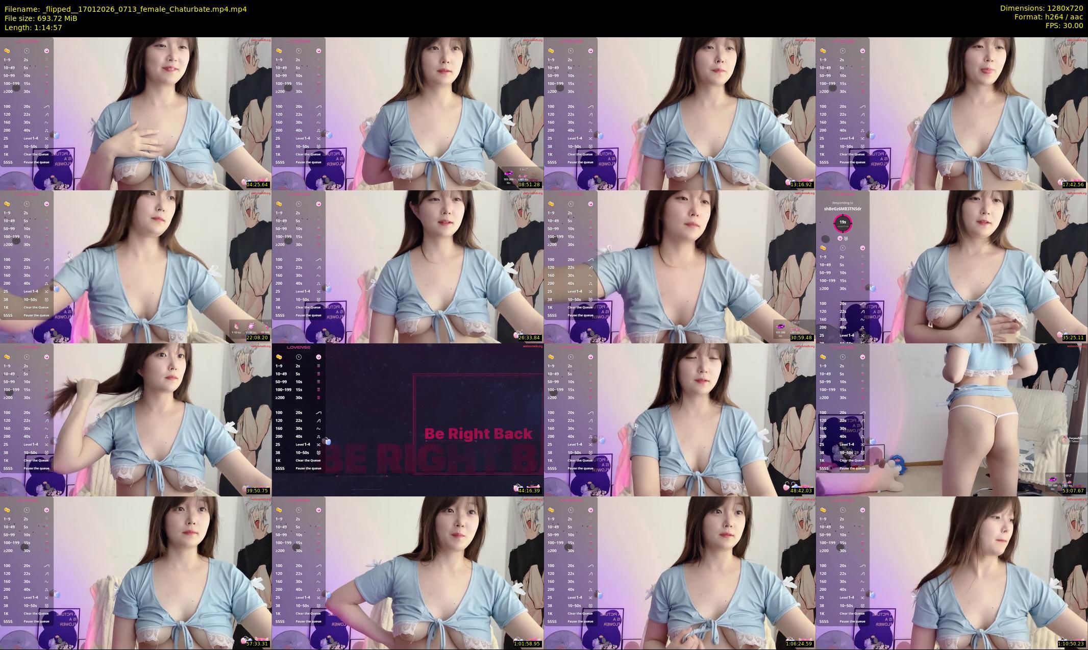 _flipped_ — 75 minute Chaturbate female cam show recording, 720p, Jan 17, 2026