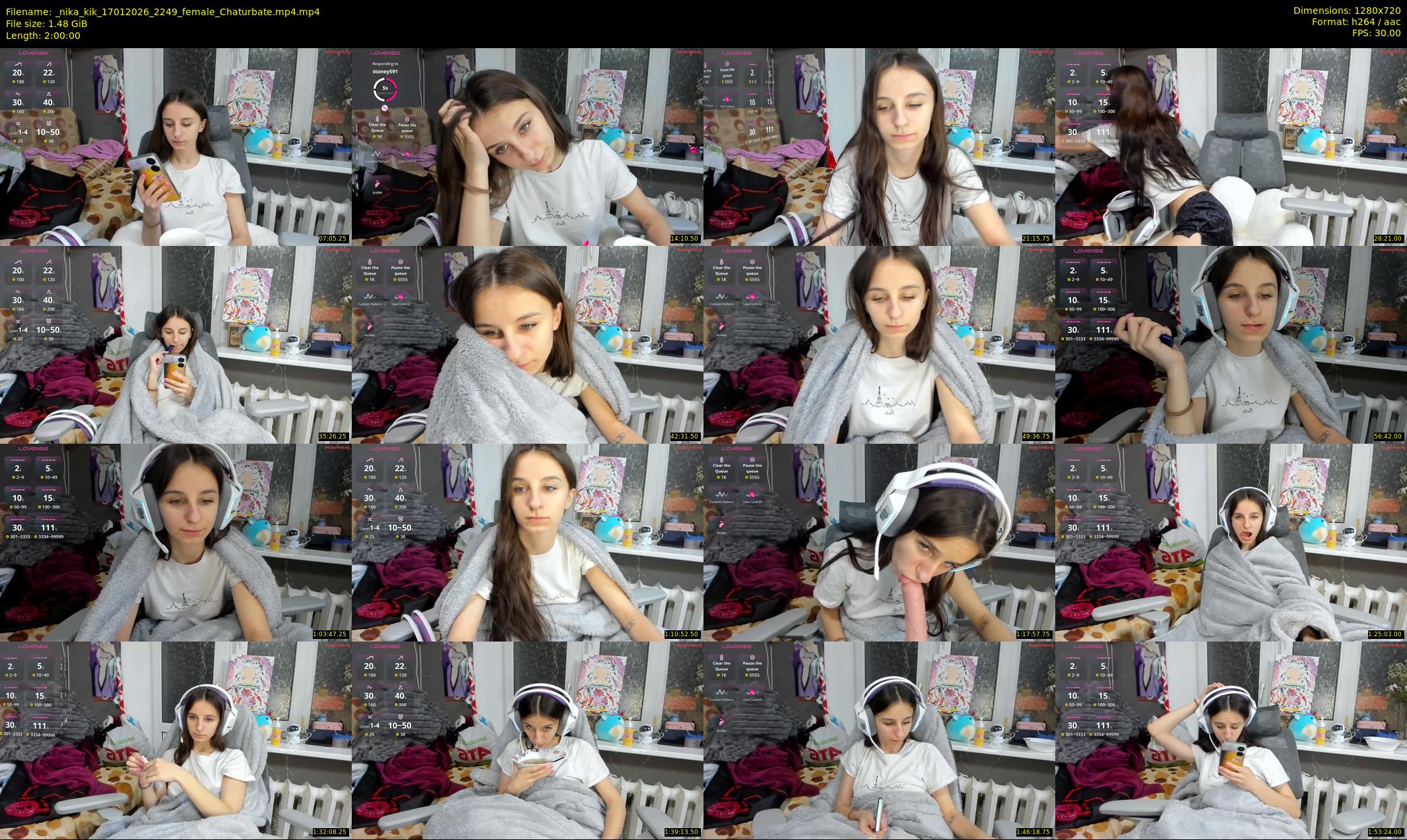 _nika_kik — 120 minute Chaturbate female cam show recording, 720p, Jan 17, 2026