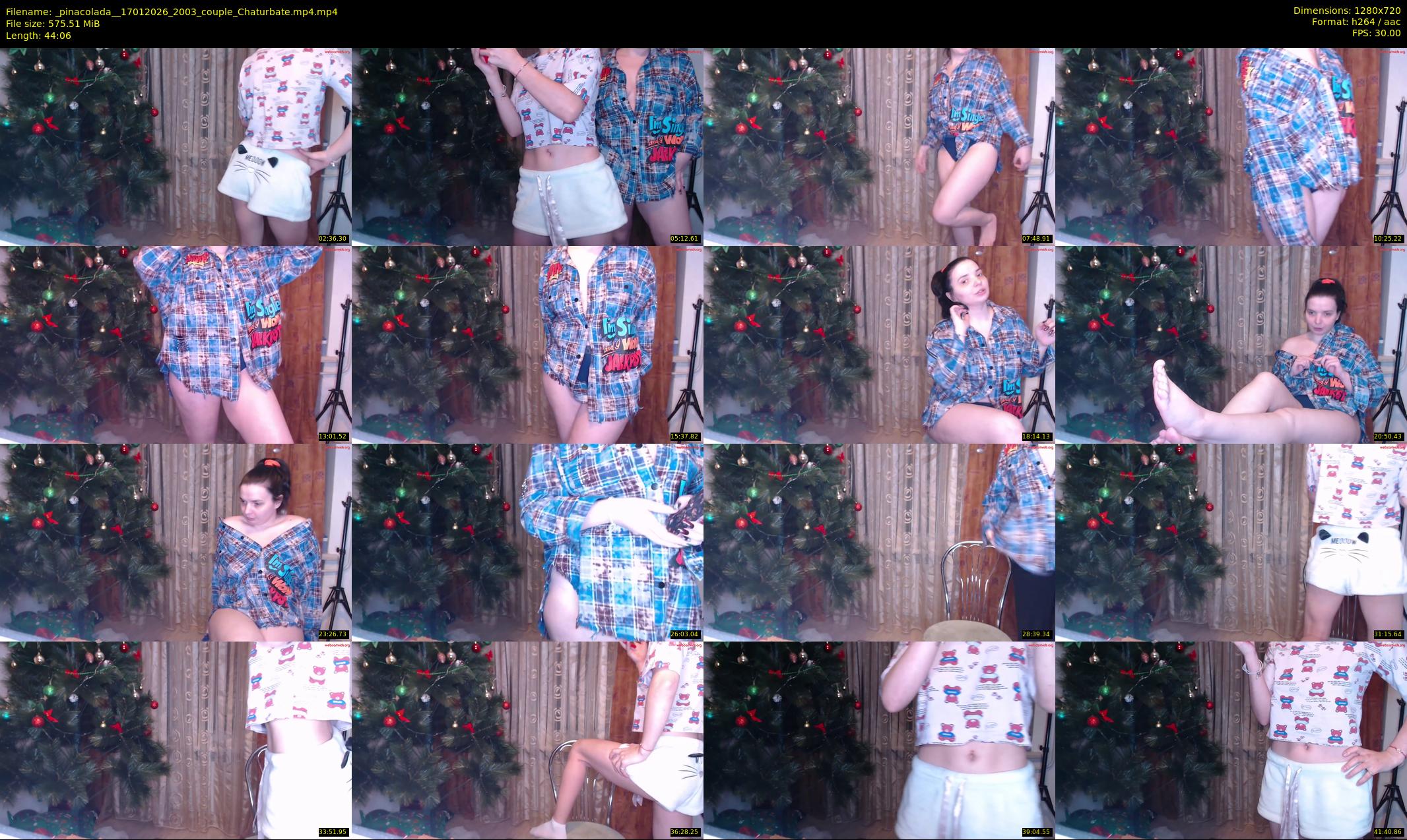 _pinacolada_ — 45 minute Chaturbate couple cam show recording, 720p, Jan 17, 2026