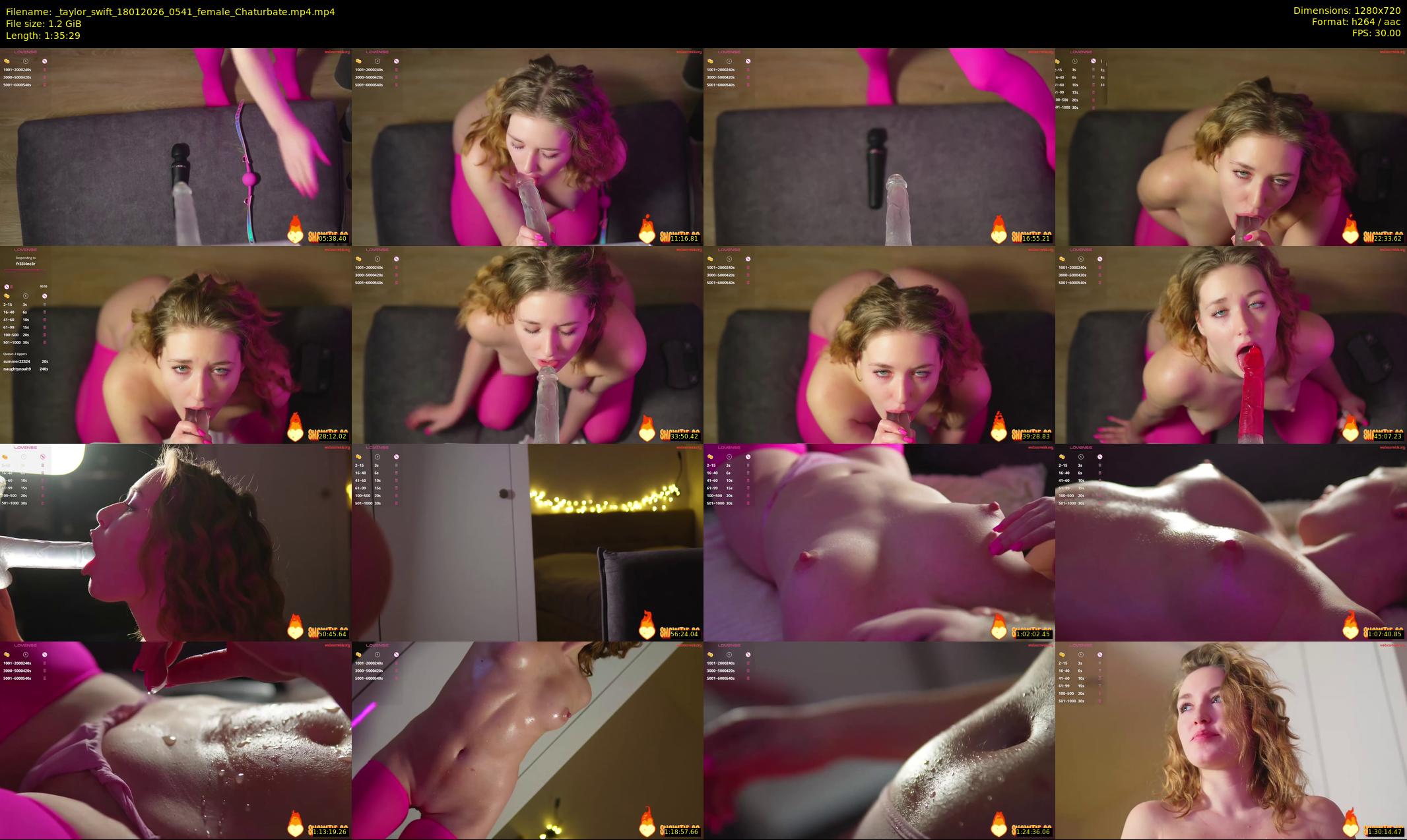 _taylor_swift — 96 minute Chaturbate female cam show recording, 720p, Jan 18, 2026