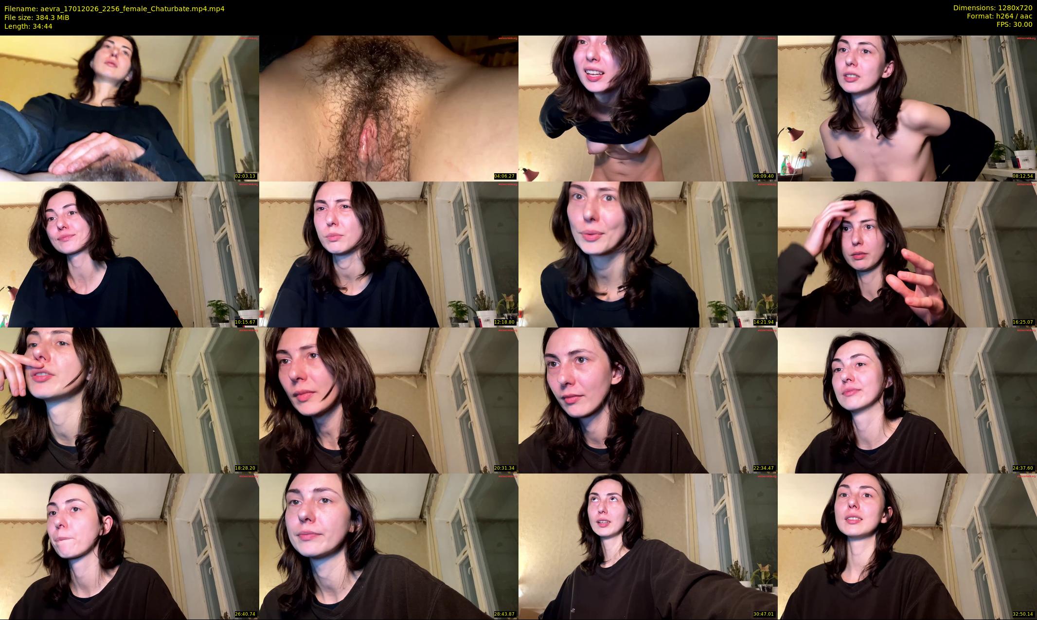 aevra — 35 minute Chaturbate female cam show recording, 720p, Jan 17, 2026