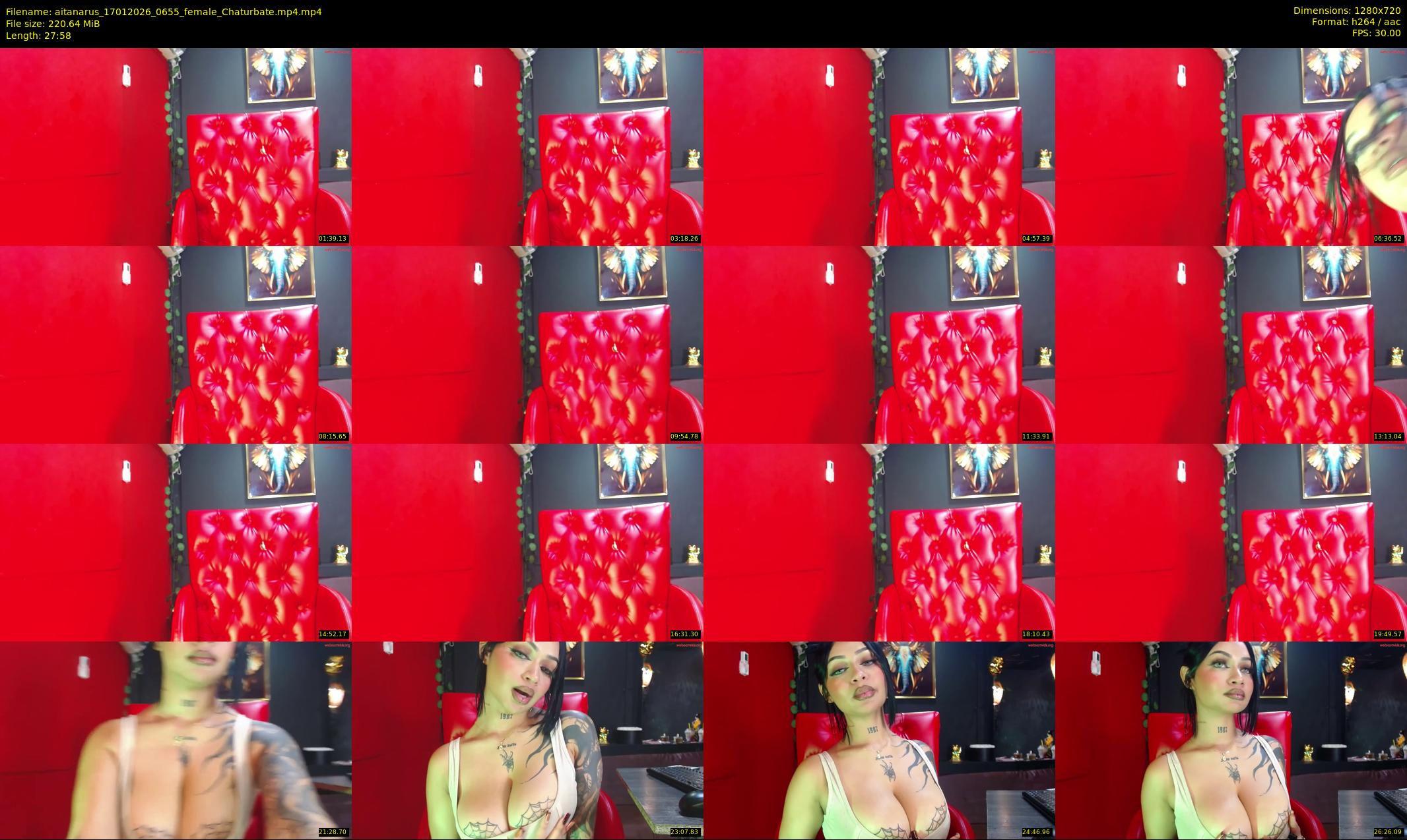 aitanarus — 28 minute Chaturbate female cam show recording, 720p, Jan 17, 2026