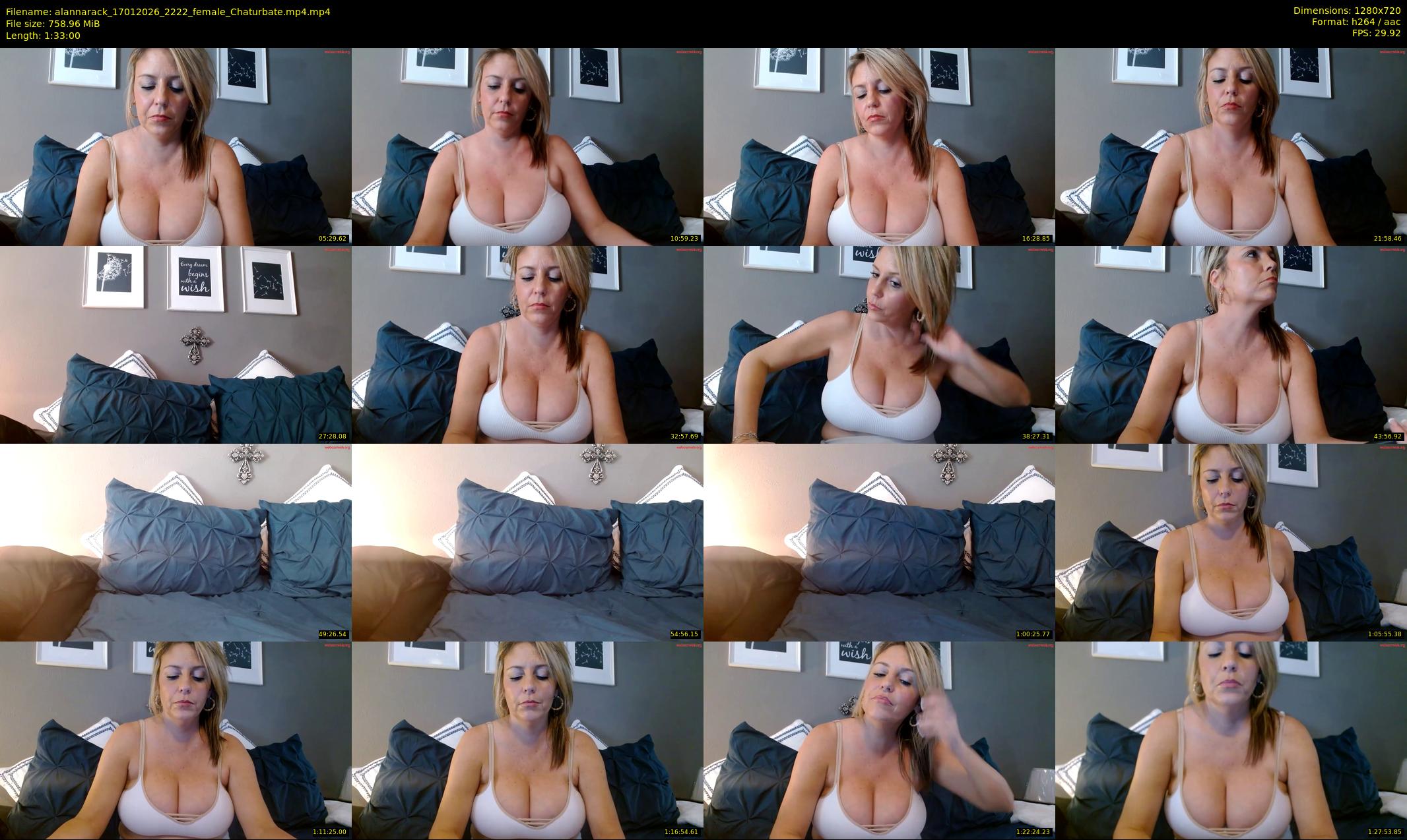 alannarack — 93 minute Chaturbate female cam show recording, 720p, Jan 17, 2026