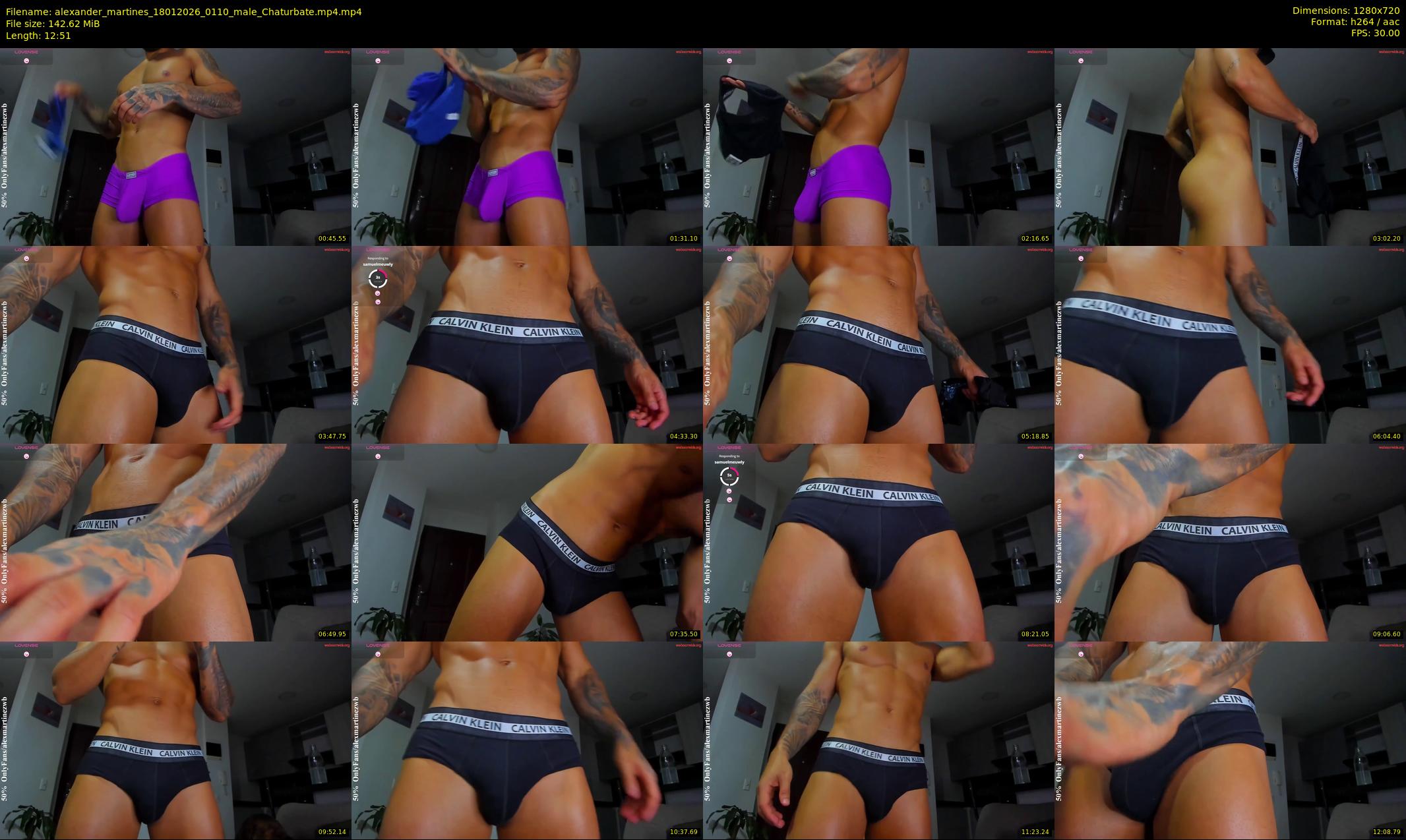 alexander_martines — 13 minute Chaturbate male cam show recording, 720p, Jan 18, 2026