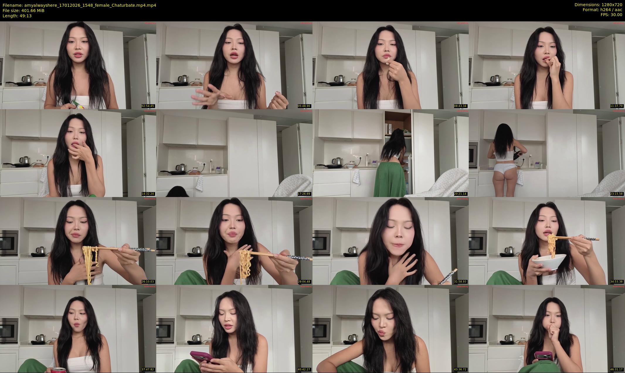 amyalwayshere — 50 minute Chaturbate female cam show recording, 720p, Jan 17, 2026